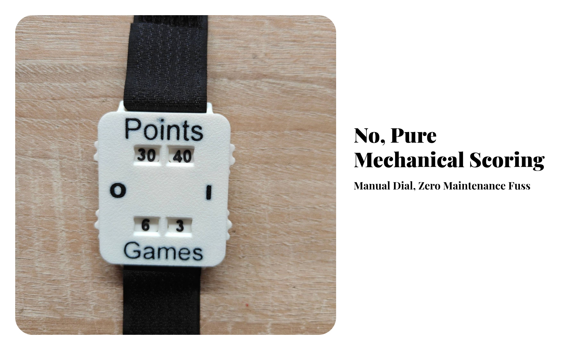 Wrist Score Counter Lightweight Score Counter Wristband Easy to Use for Athletes