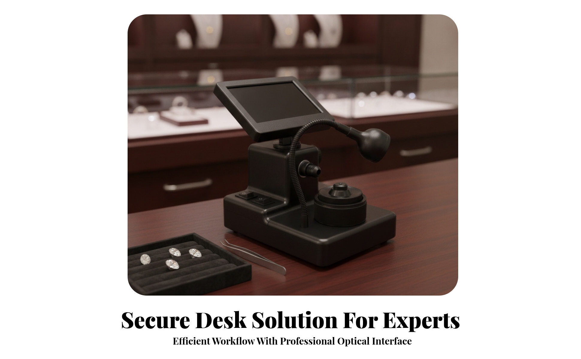 Desktop Microscope with Screen Digital for Bench-Side Observation, Hobbyists