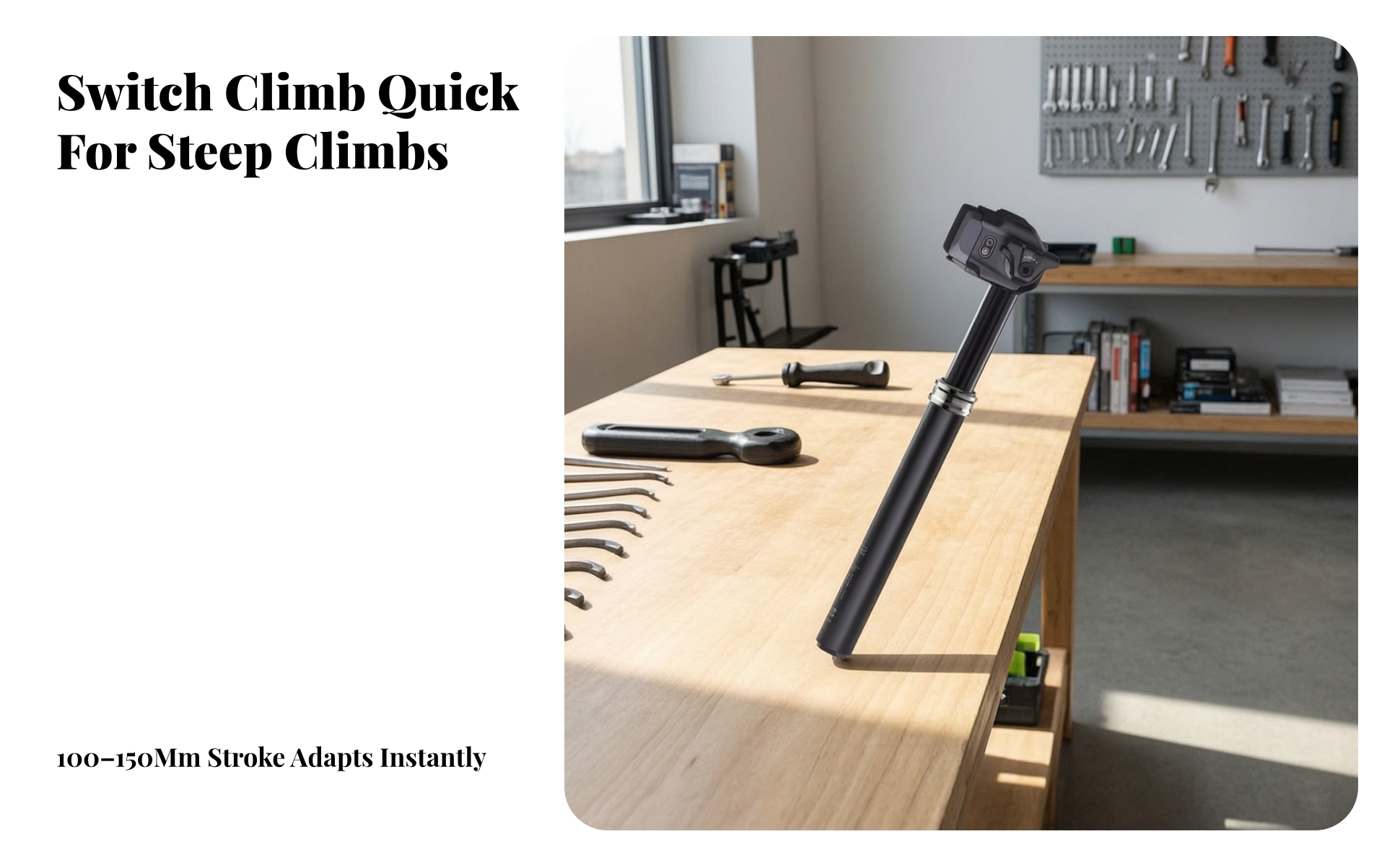 Wireless Dropper Seatpost Bluetooth Wireless Dropper Post Rechargeable