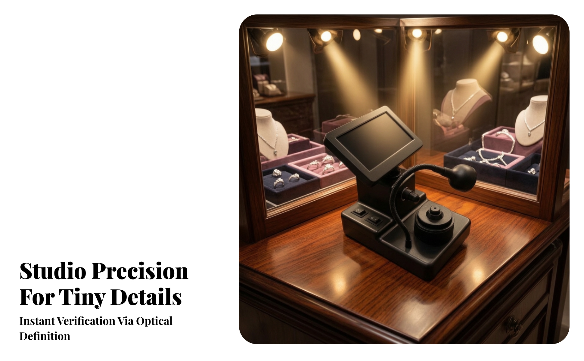 Desktop Microscope with Screen Digital for Bench-Side Observation, Hobbyists