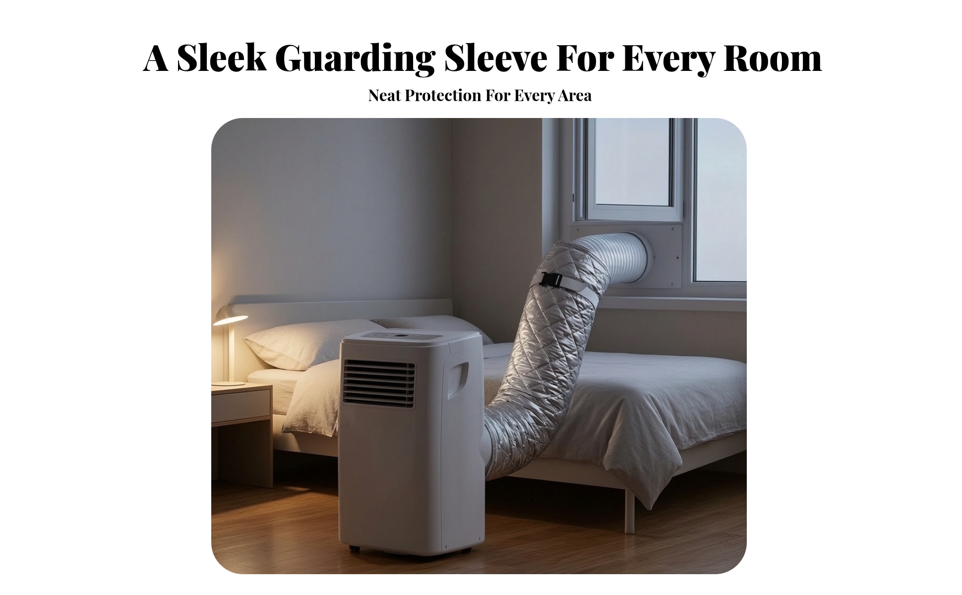 Portable a & C Insulation Sleeve Quilted for Home, Apartment