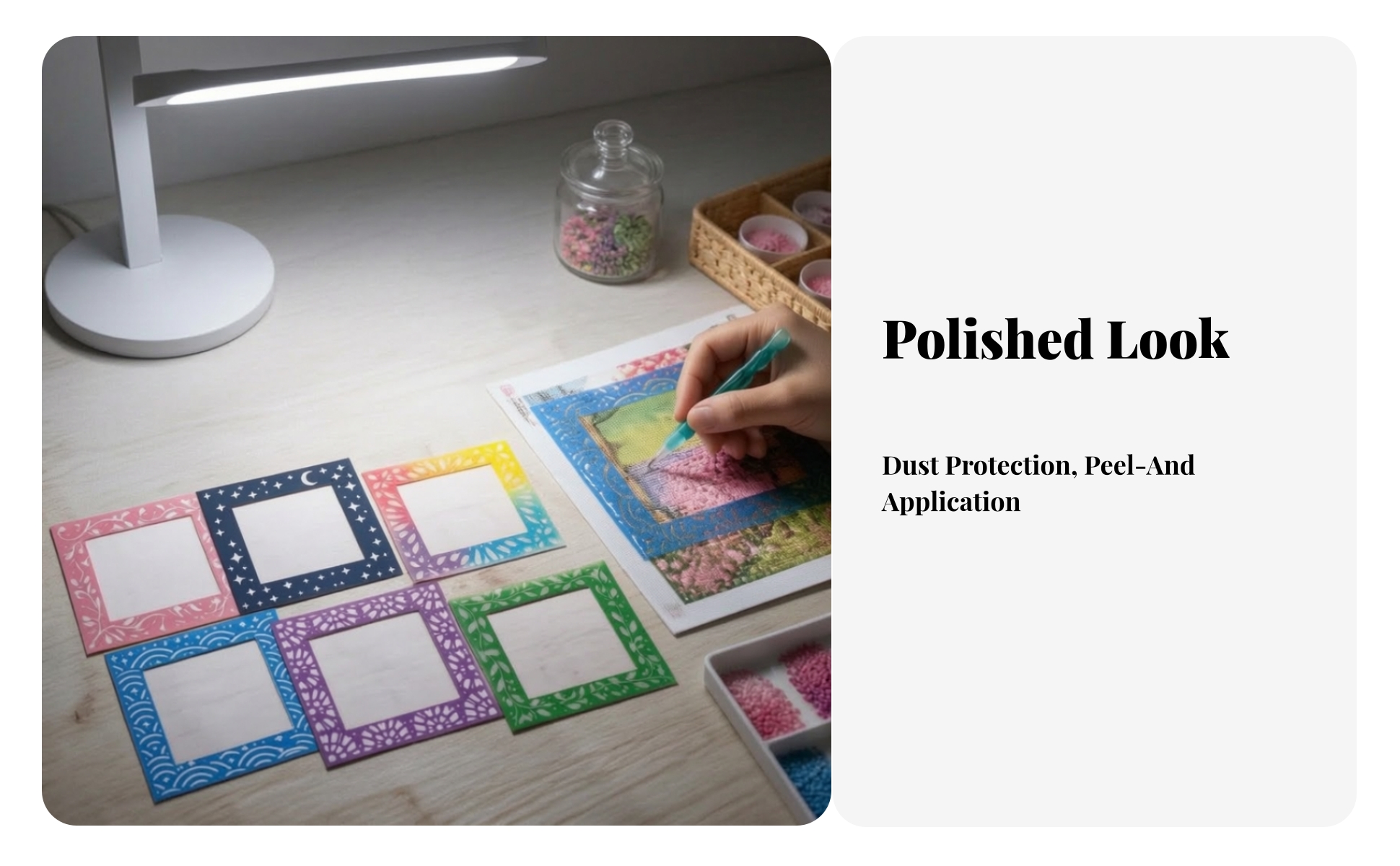 30 Pieces Diamond Painting Release Sheet Easy-Peel for DIY Crafting, Crafters