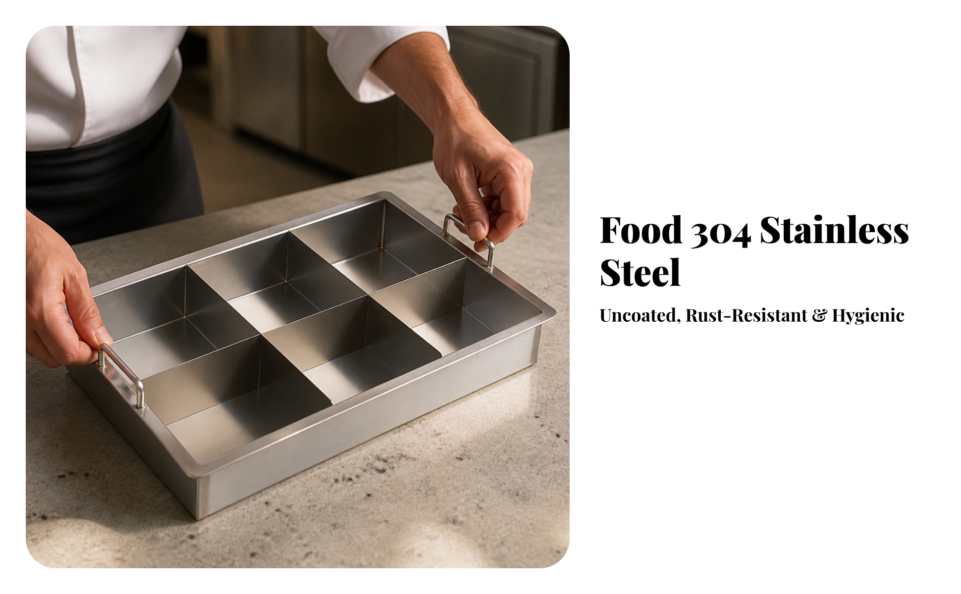 Six Compartment Hot Pot Multi-Flavor Hot Pot with Compartments Stainless Steel