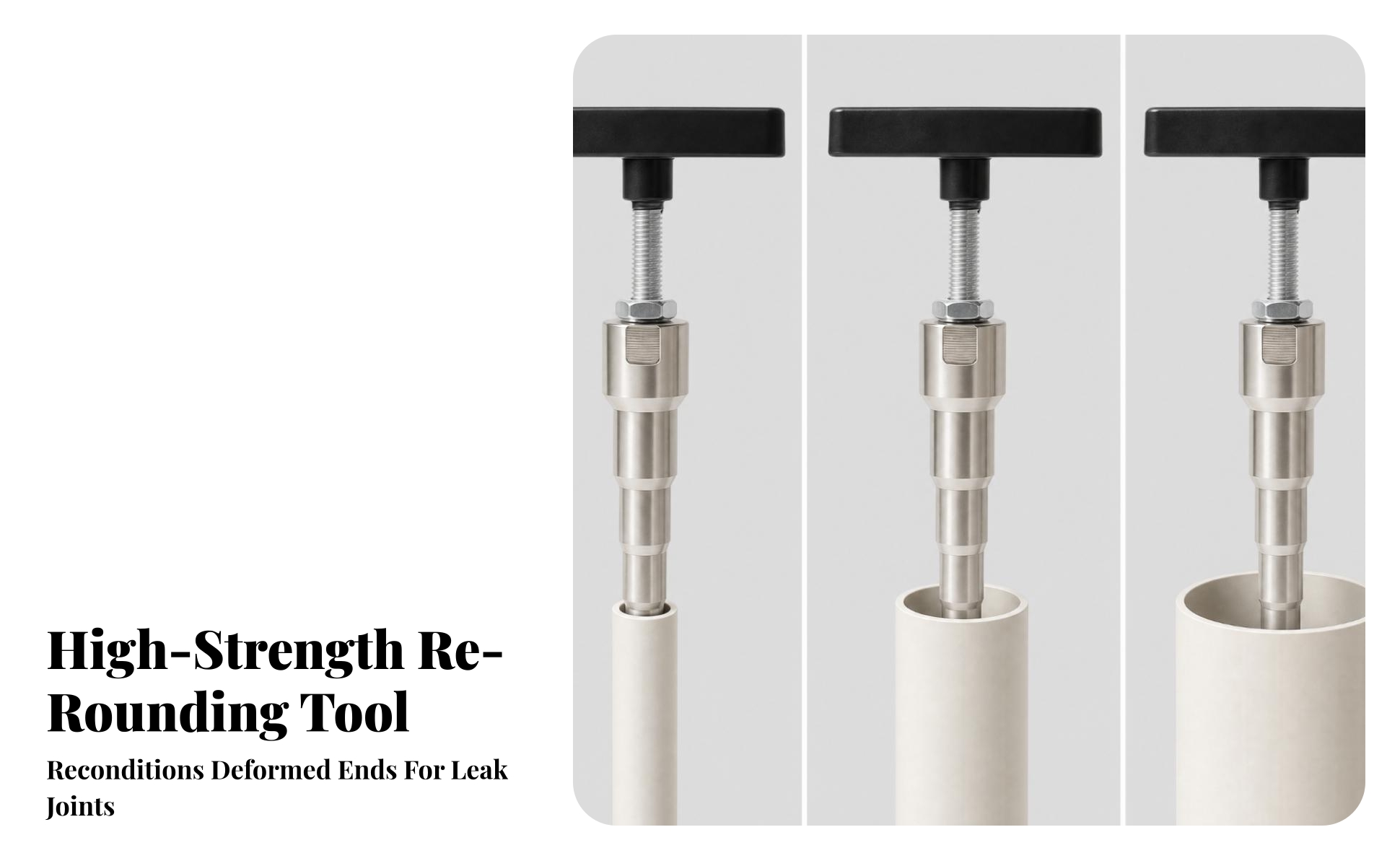 HVAC Tube Expander Hand-Operated Tube Expanding Tool with T-Handle Portable
