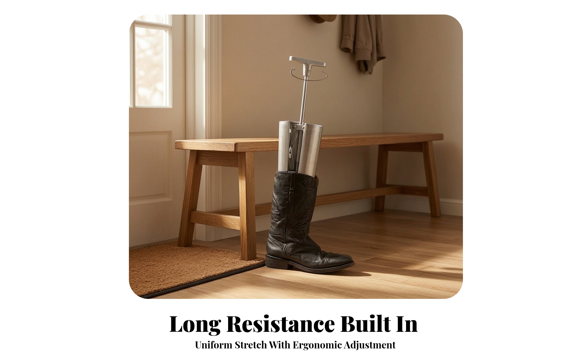 Boot Stretcher with Shaft Professional Metal Boot Shaft Expander Precision