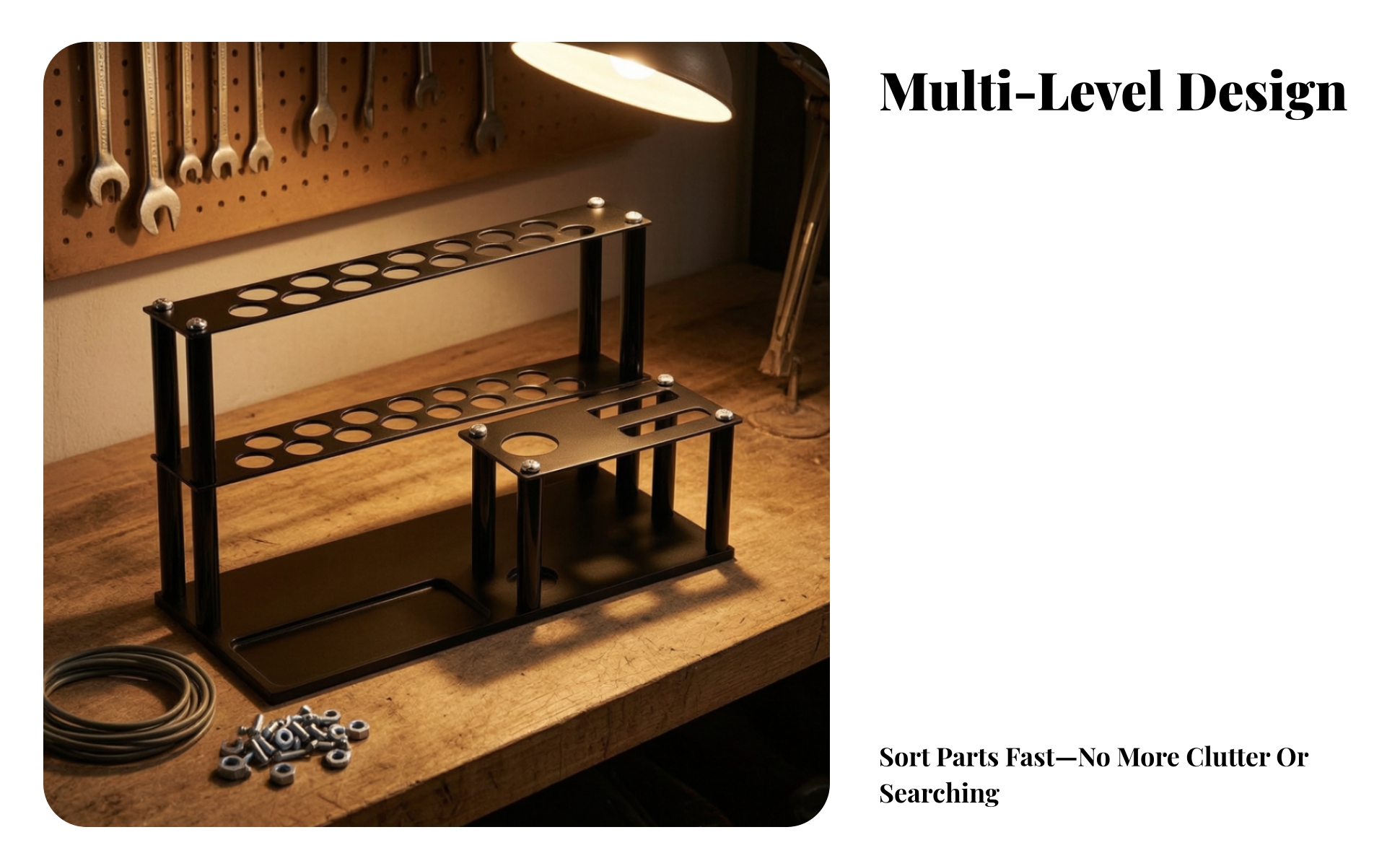 Repair Tool Storage Holder Space-Saving Tool Storage Rack Long-Lasting