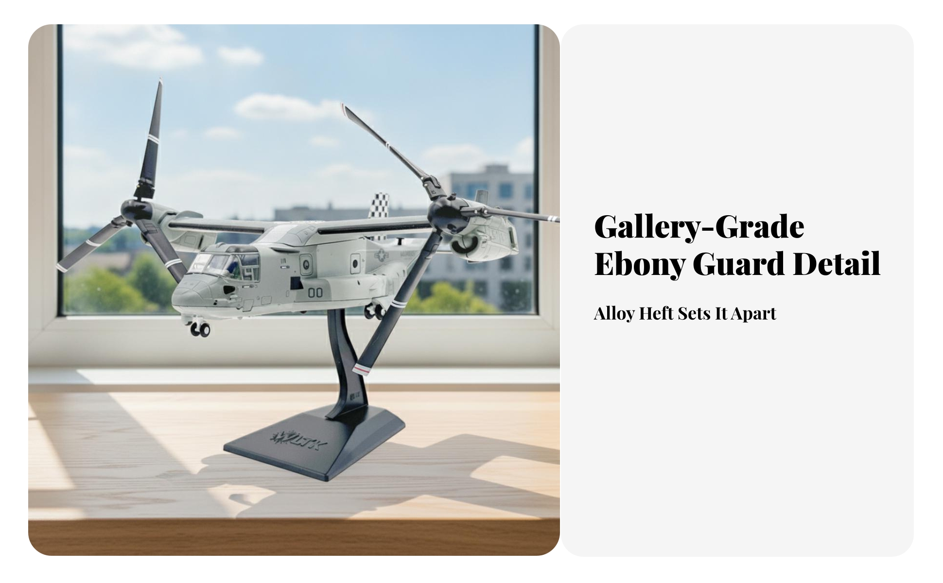 V-22 Tiltrotor Model 1/72 Scale MV-22B Model Diecast for Shelf, Office