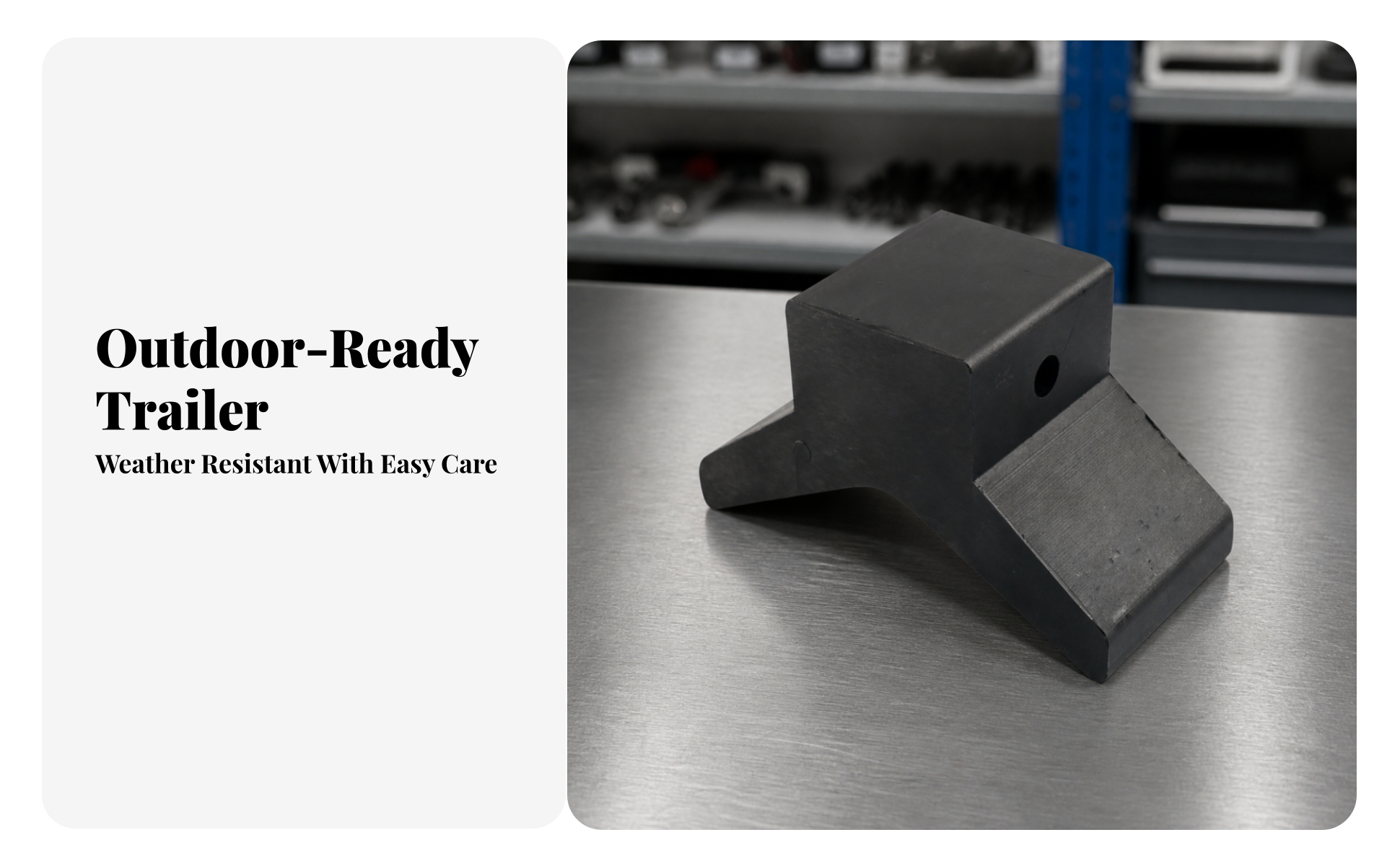 Boat Trailer Bow Stop Heavy-Duty Boat Trailer Rubber Bow Stop Shock-Absorbing