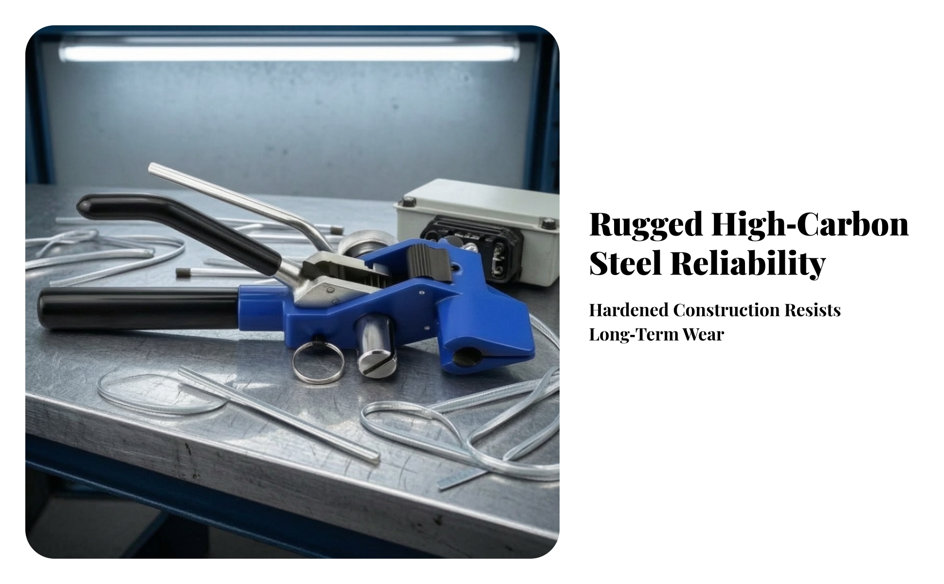 Cable Tie Tensioning and Tool Grip Cable Tie for Electricians