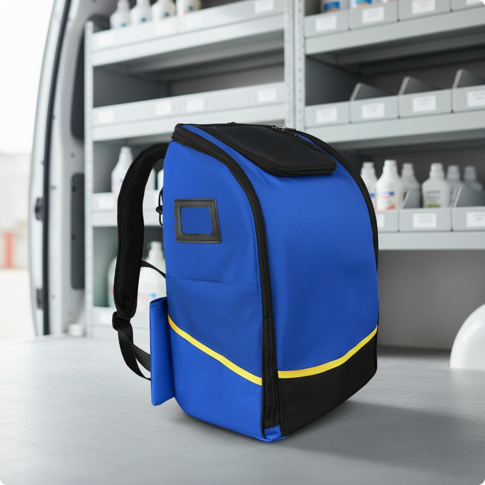 Cleaning Supply Backpack High Capacity Housekeeping Backpack with Pockets