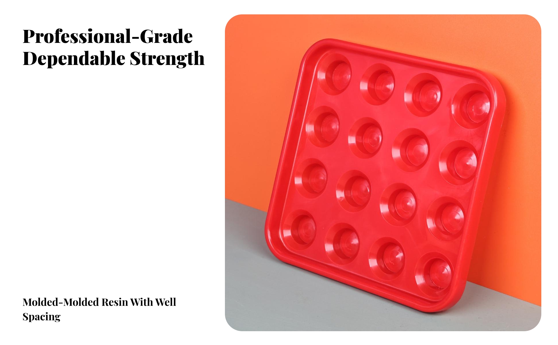 Storage Tray Easy to Transport Billiard Ball Tray Stackable for Game Room