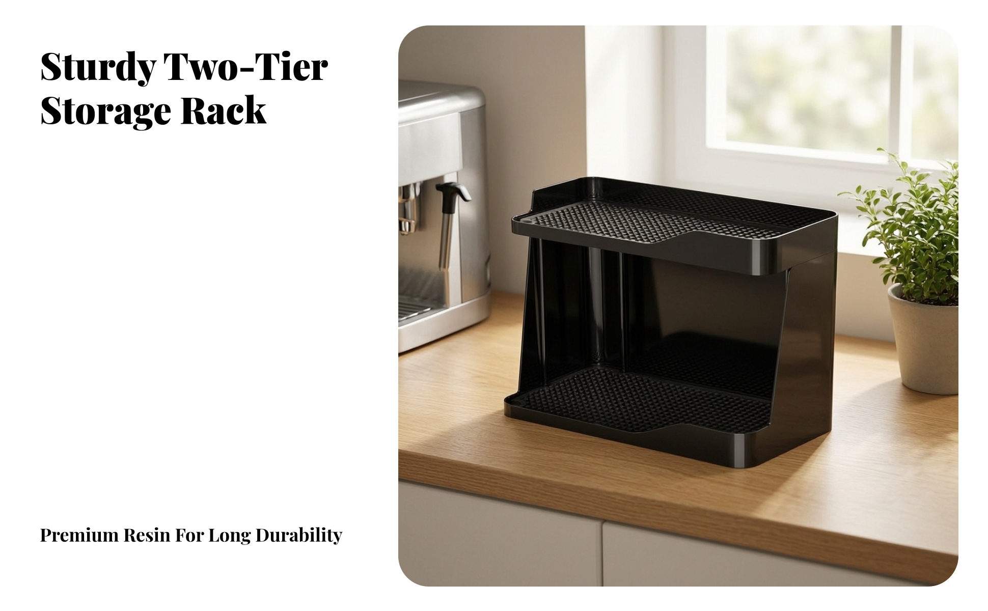 Dual-Level Storage Rack Double-Layer Countertop Storage Storage areaSaving
