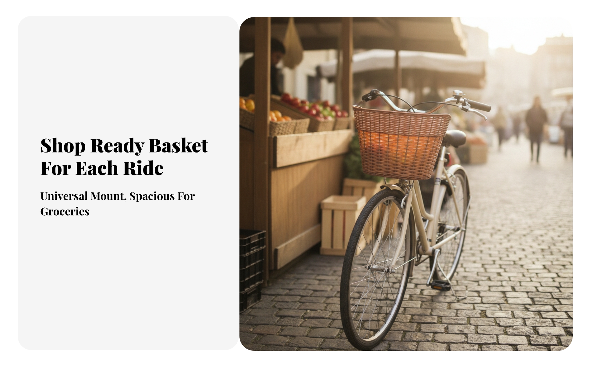 Front Bike Basket Long-Lasting Front Bike Basket Secure for Commuting, Commuters