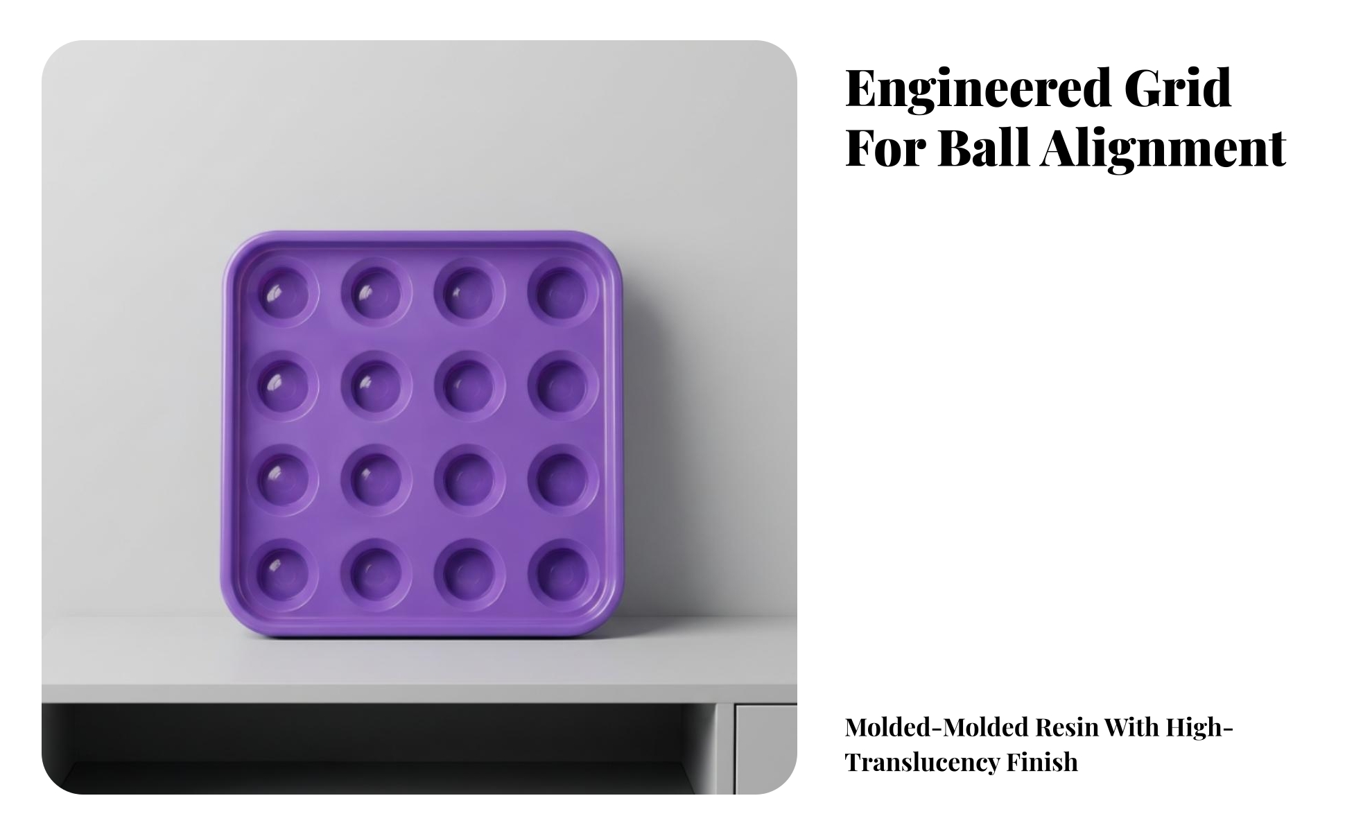 Storage Tray Easy to Transport Billiard Ball Tray Stackable for Game Room