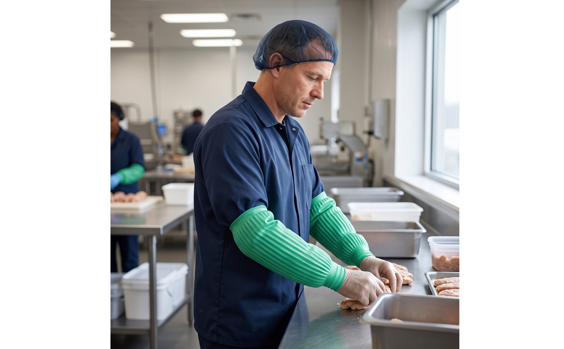 Latex Arm Sleeve Reusable Waterproof Sleeve Cover Flexible for Kitchen, Cleaners