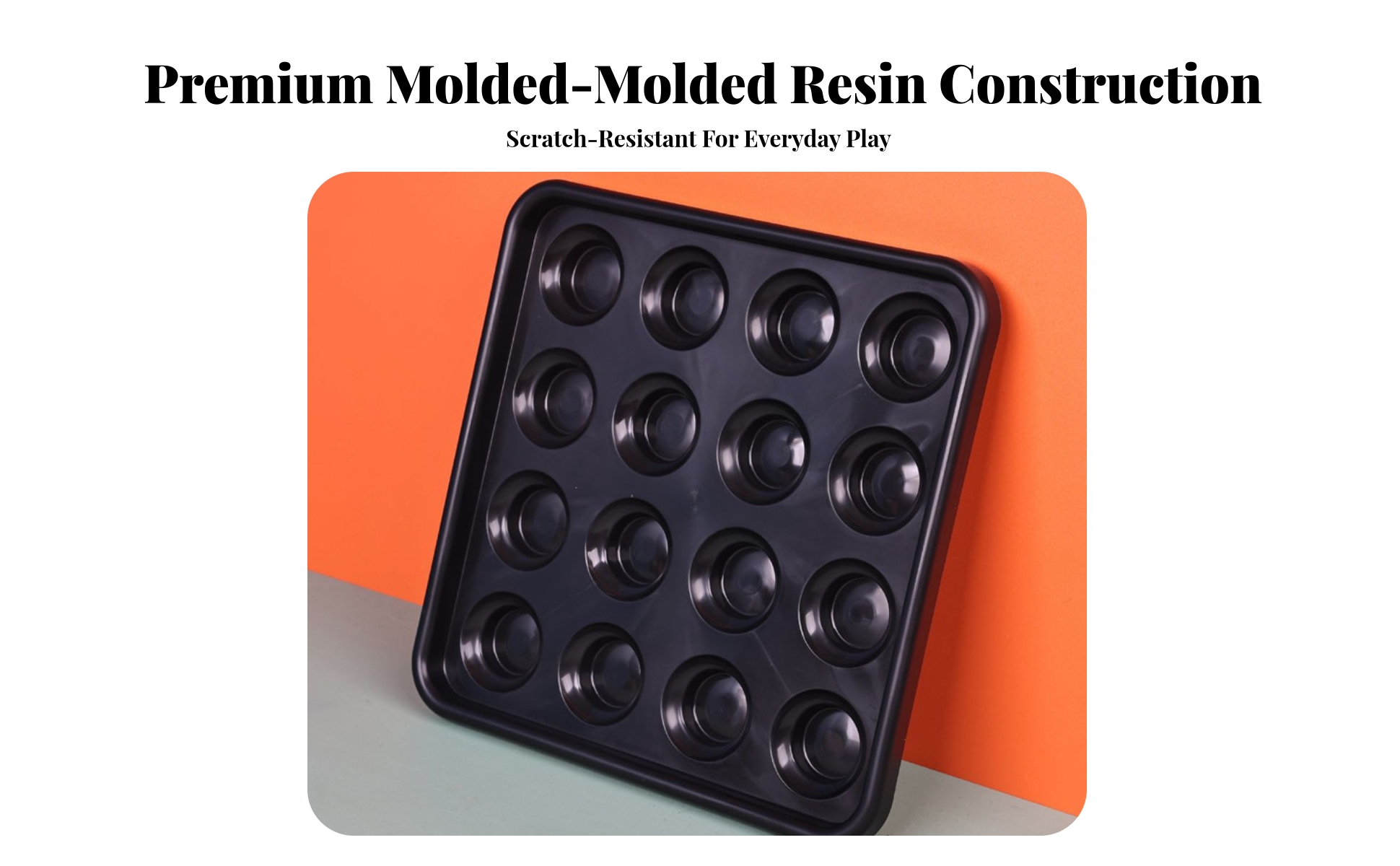 Storage Tray Easy to Transport Billiard Ball Tray Stackable for Game Room