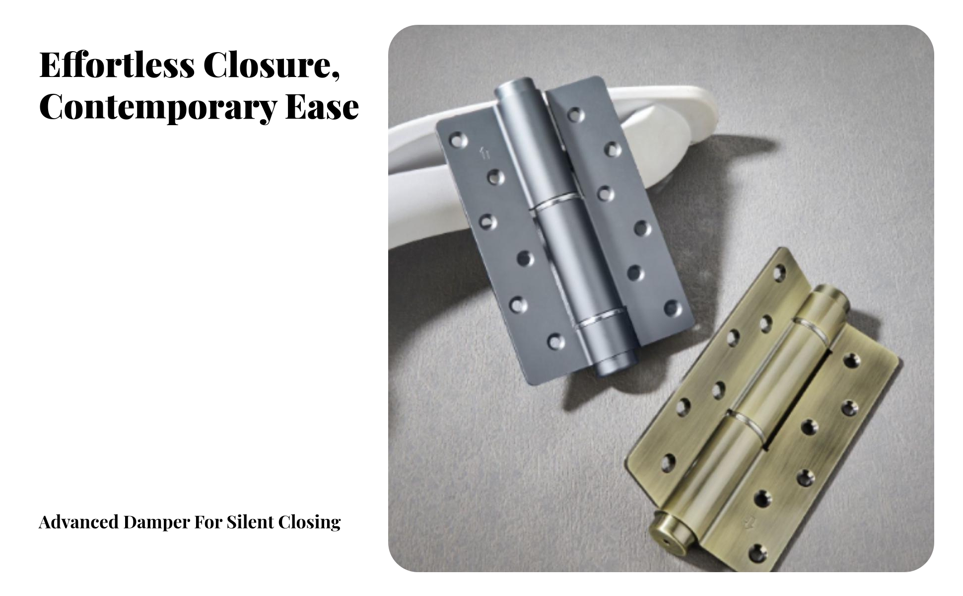 Hydraulic Hinge Adjustable Concealed Hinge Heavy Duty for Contractors, Builders