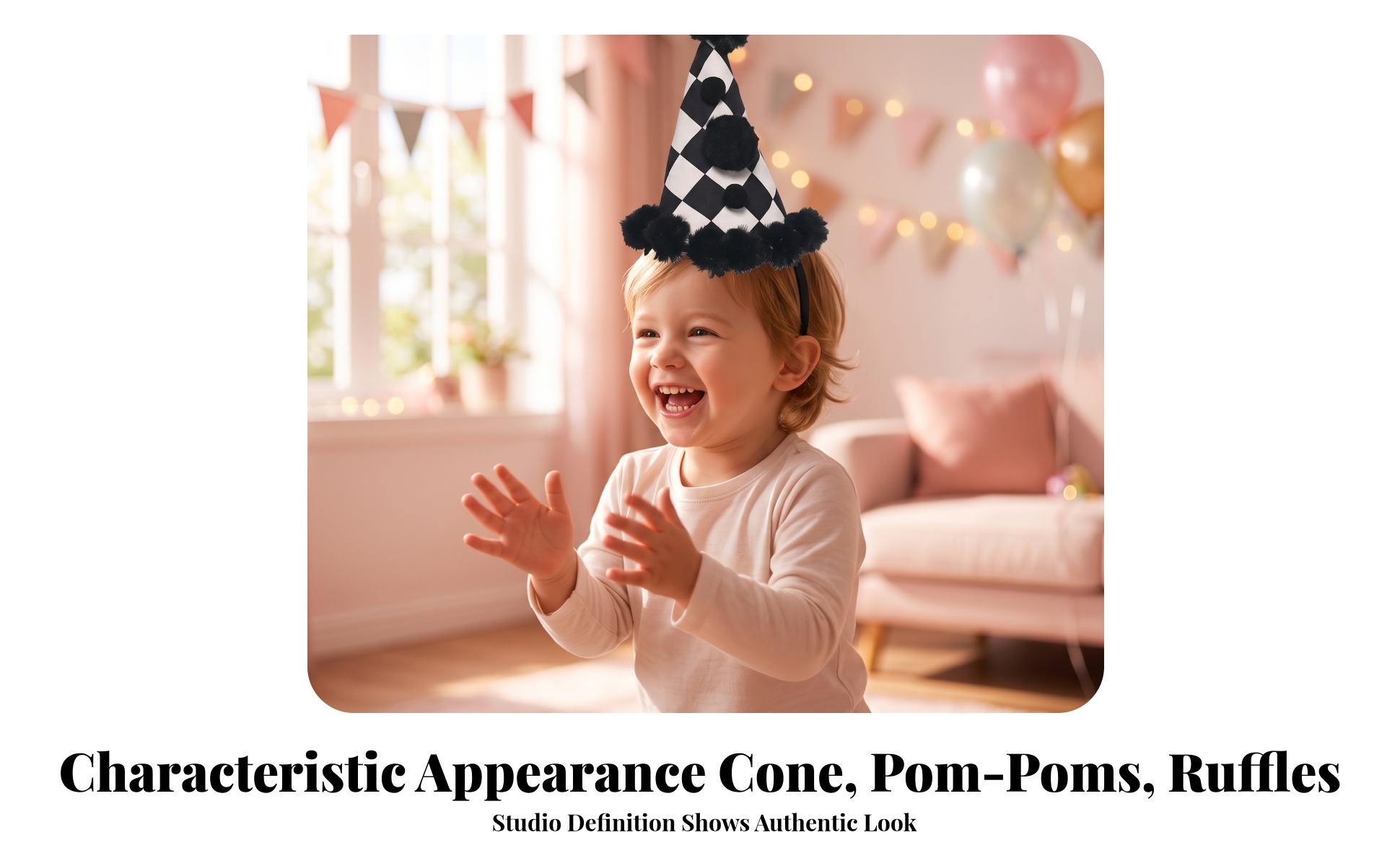 Clown Hat Headband Novelty Clown Headband Playful for Costume Parties, Halloween