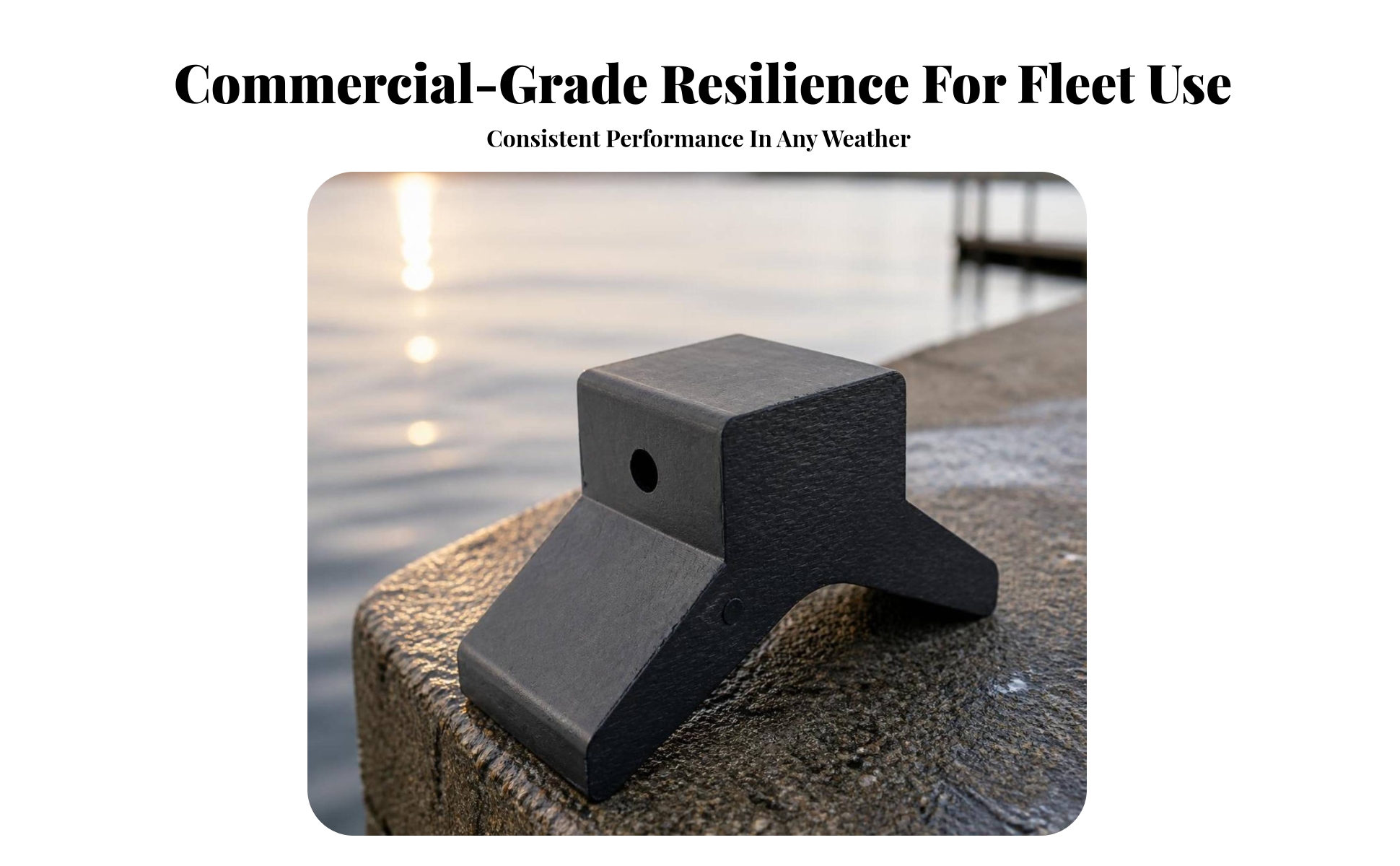 Boat Trailer Bow Stop Heavy-Duty Boat Trailer Rubber Bow Stop Shock-Absorbing
