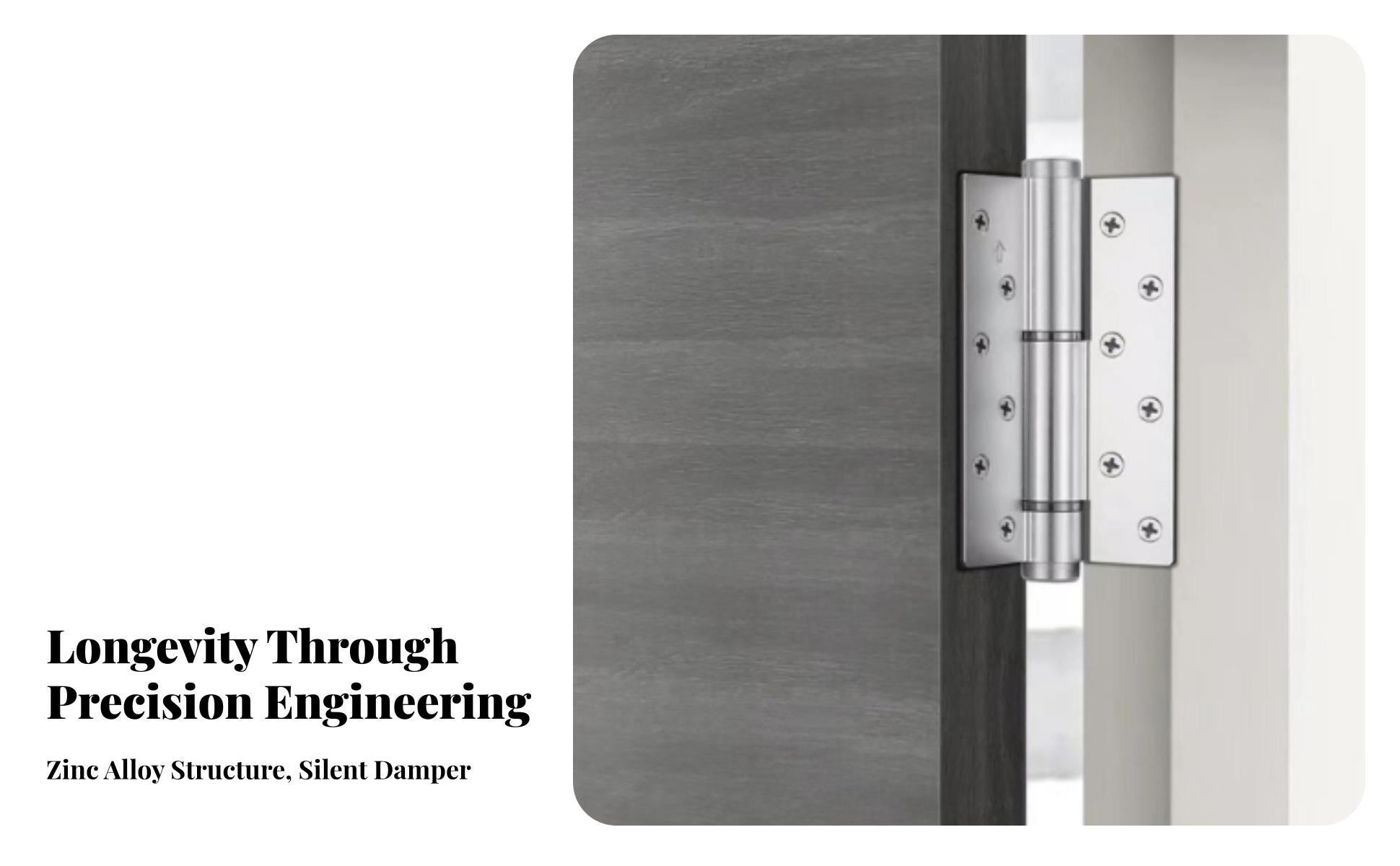 Hydraulic Hinge Adjustable Concealed Hinge Heavy Duty for Contractors, Builders