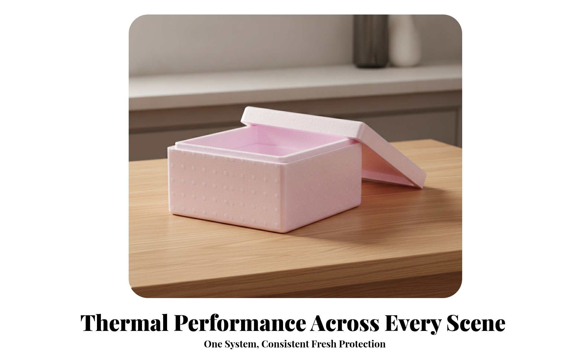 Container Lightweight Expanded Polypropylene Insulated Box