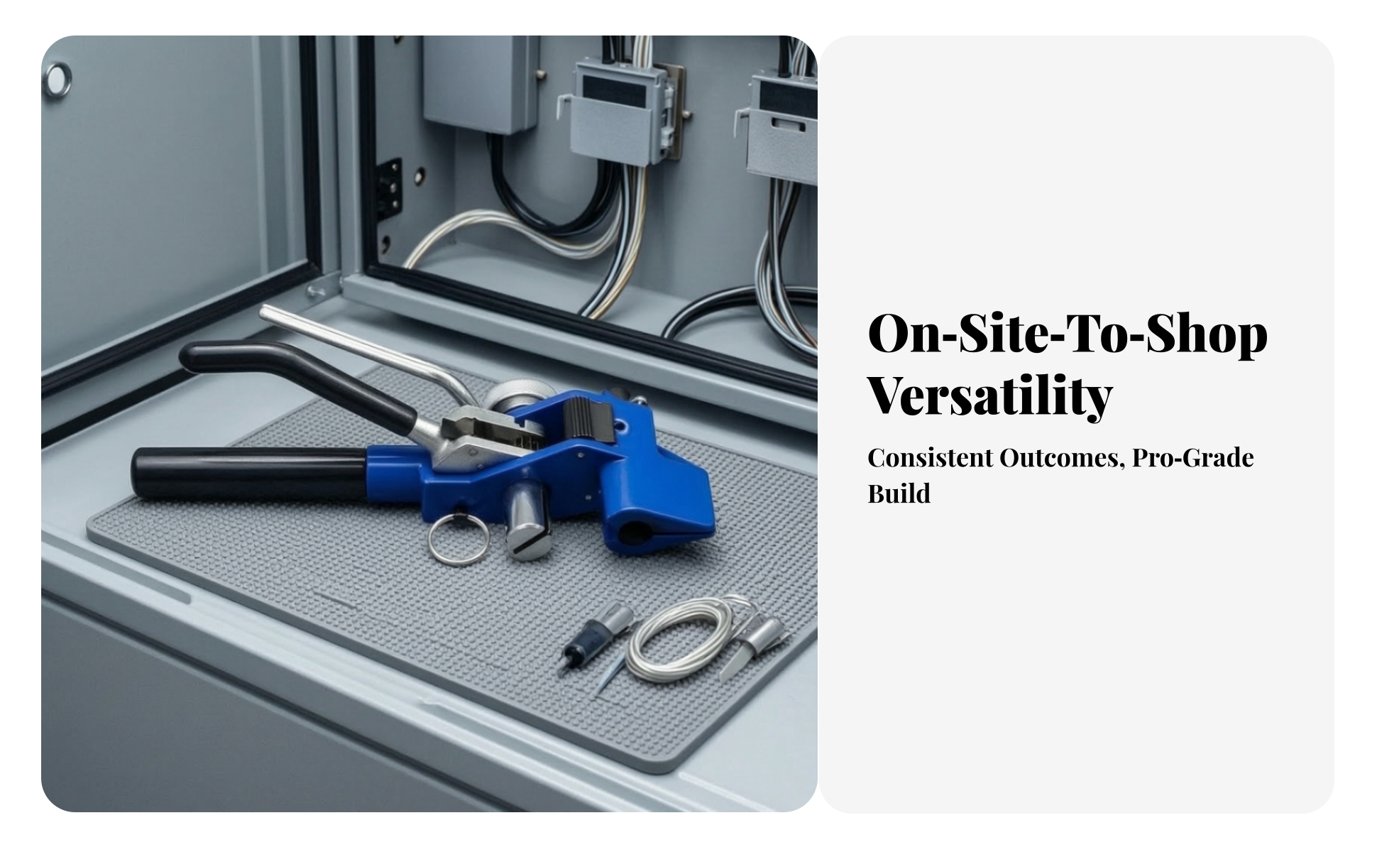 Cable Tie Tensioning and Tool Grip Cable Tie for Electricians