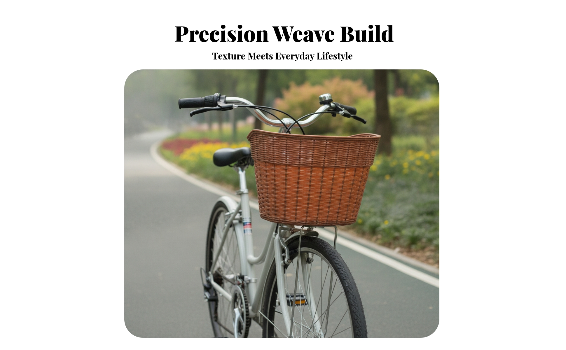 Front Bike Basket Long-Lasting Front Bike Basket Secure for Commuting, Commuters