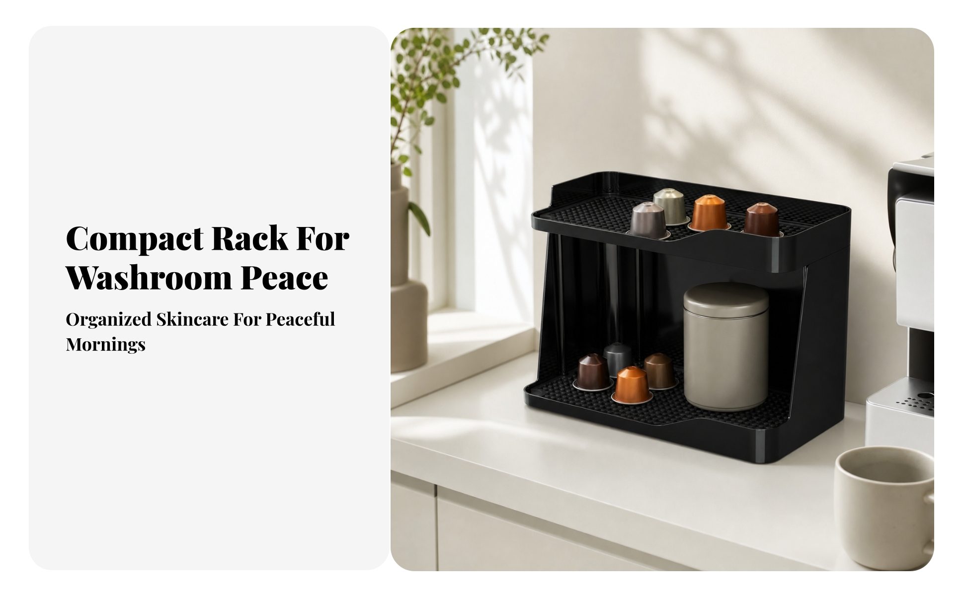 Dual-Level Storage Rack Double-Layer Countertop Storage Storage areaSaving