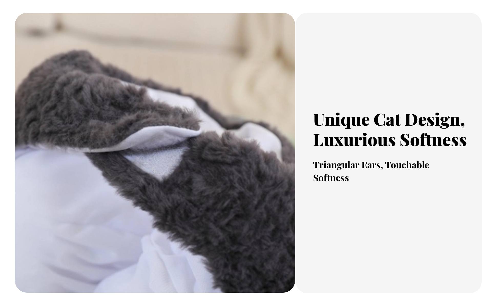 Soft Cat Hat Novelty Cat Hat with Ears Soft for Costume Parties, Photo Shoots