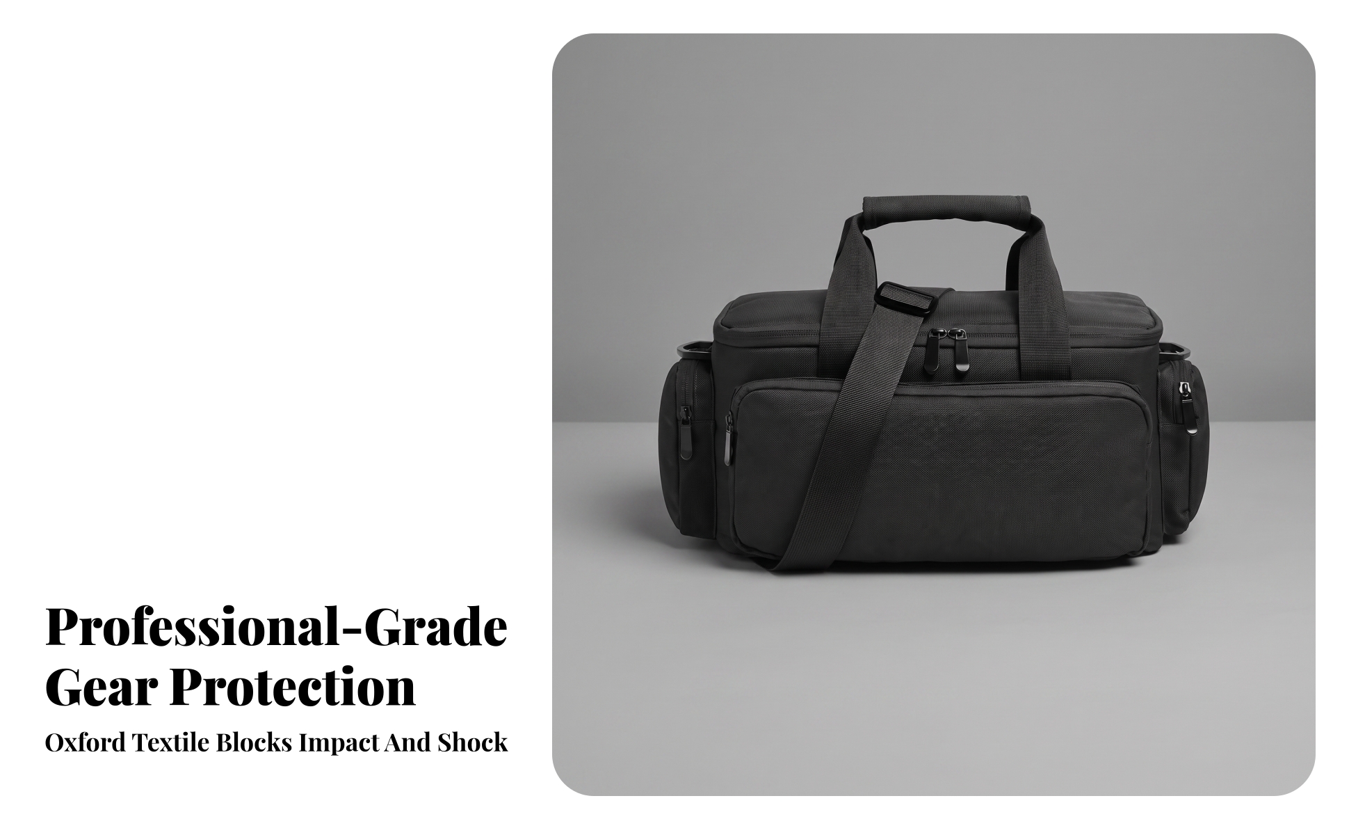 Padded Camera Case Lightweight Camera Bag with Shoulder Strap Long-Lasting