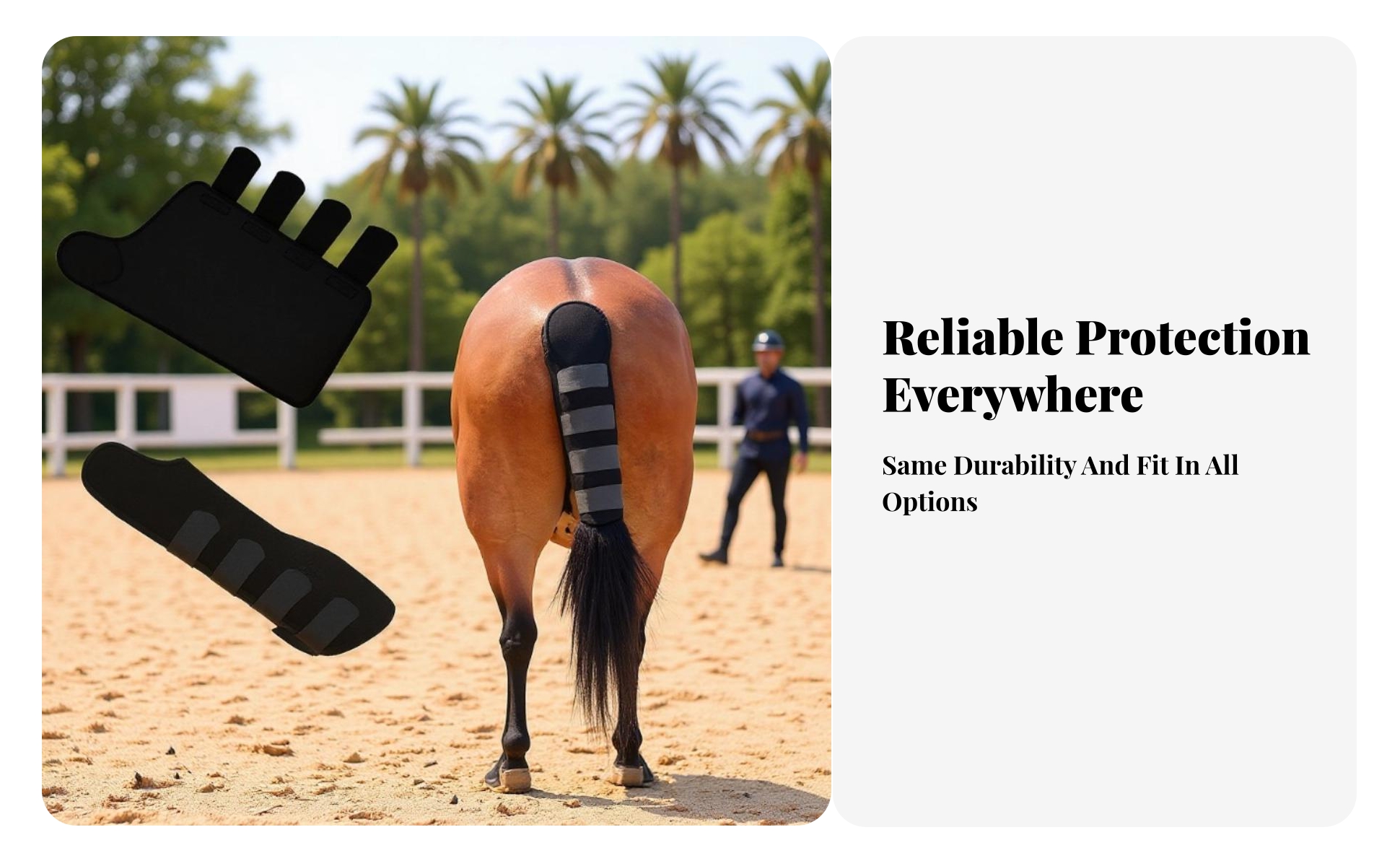 Horse Tail Guard Cover Adjustable Horse Tail Protector Long-Lasting for Stable