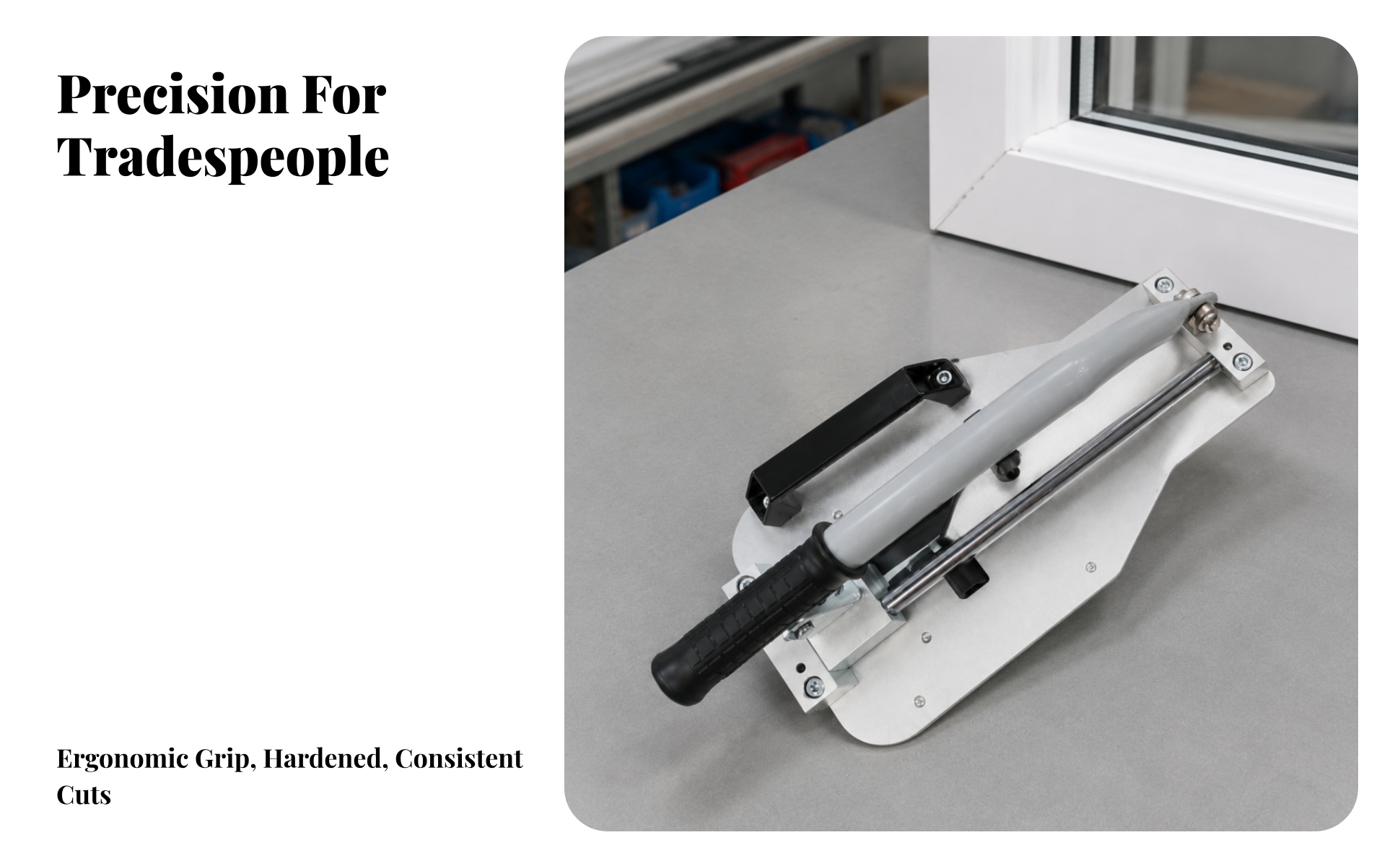 Weld Seam Removal Tool Manual for Workshop Fabrication, on-Site Installation