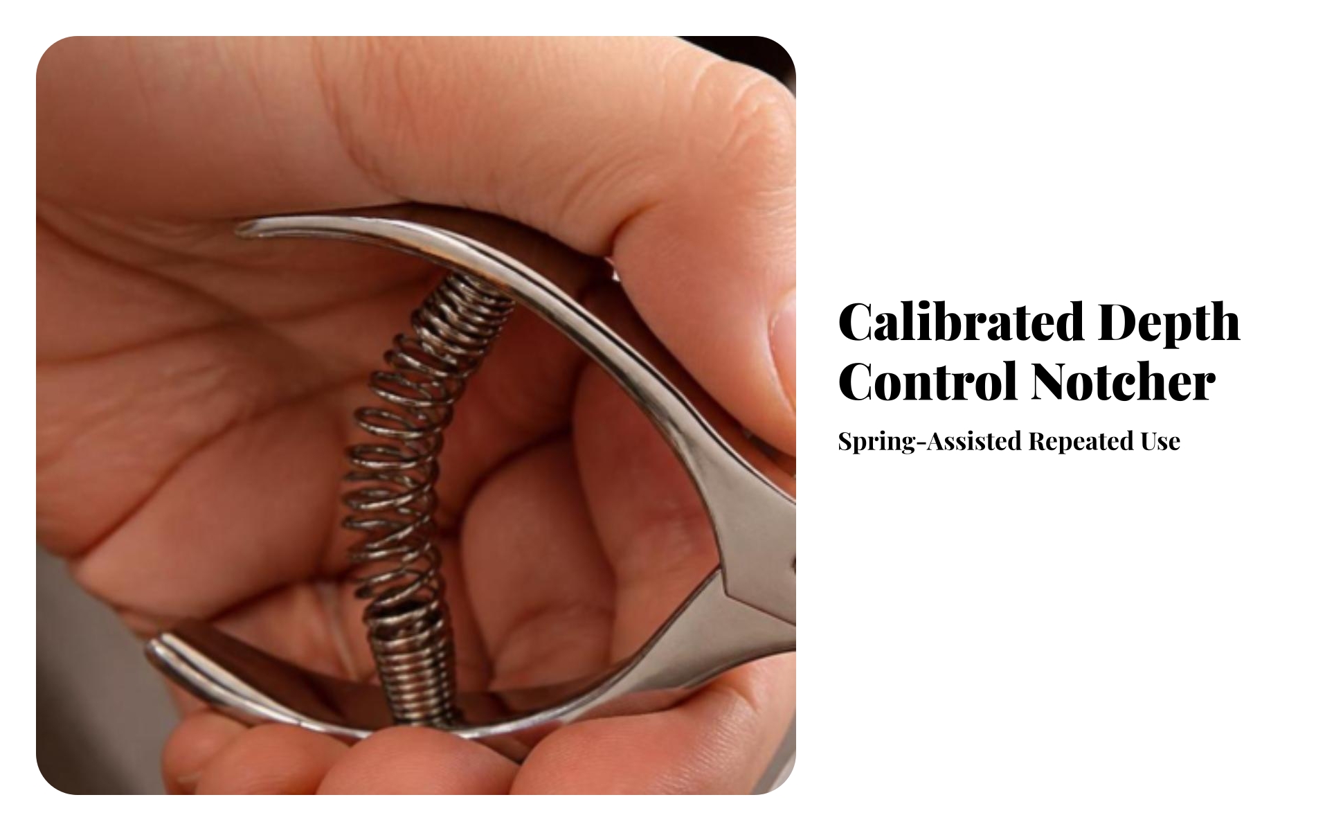 Adjustable Notch Punch with Depth Limiter
