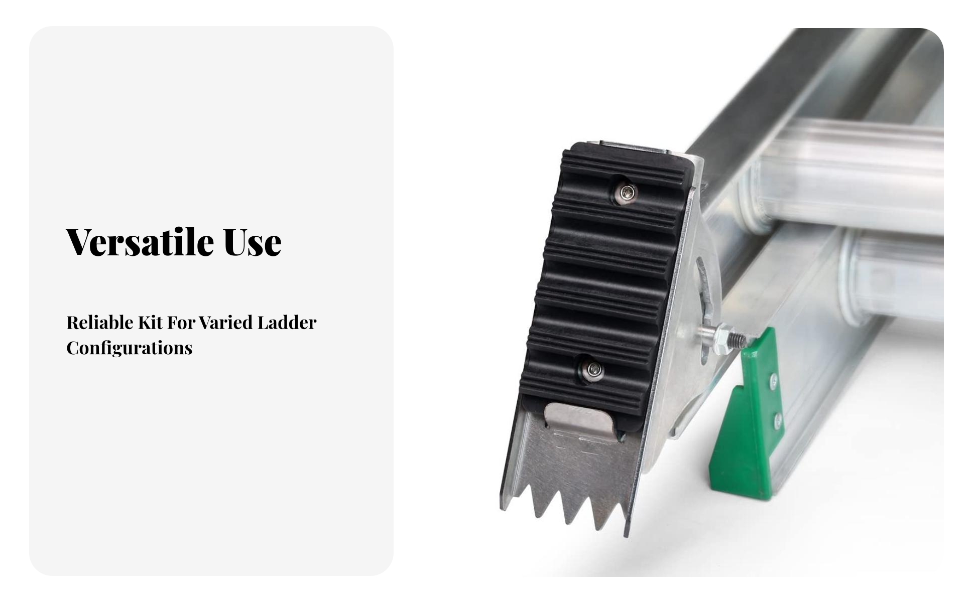 Replacement Ladder Foot Aluminum Extension Ladder Shoe Serrated for Contractors