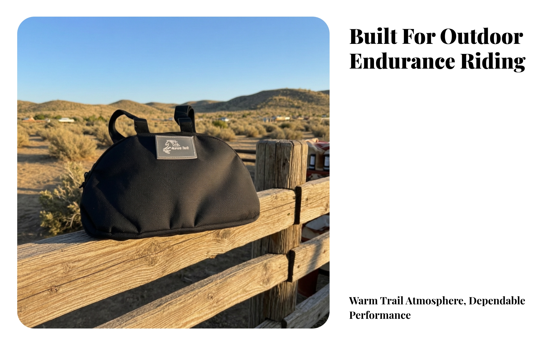 Saddle Bag with Compartments Tough Horse Saddle Bag Secure for Trail Riders