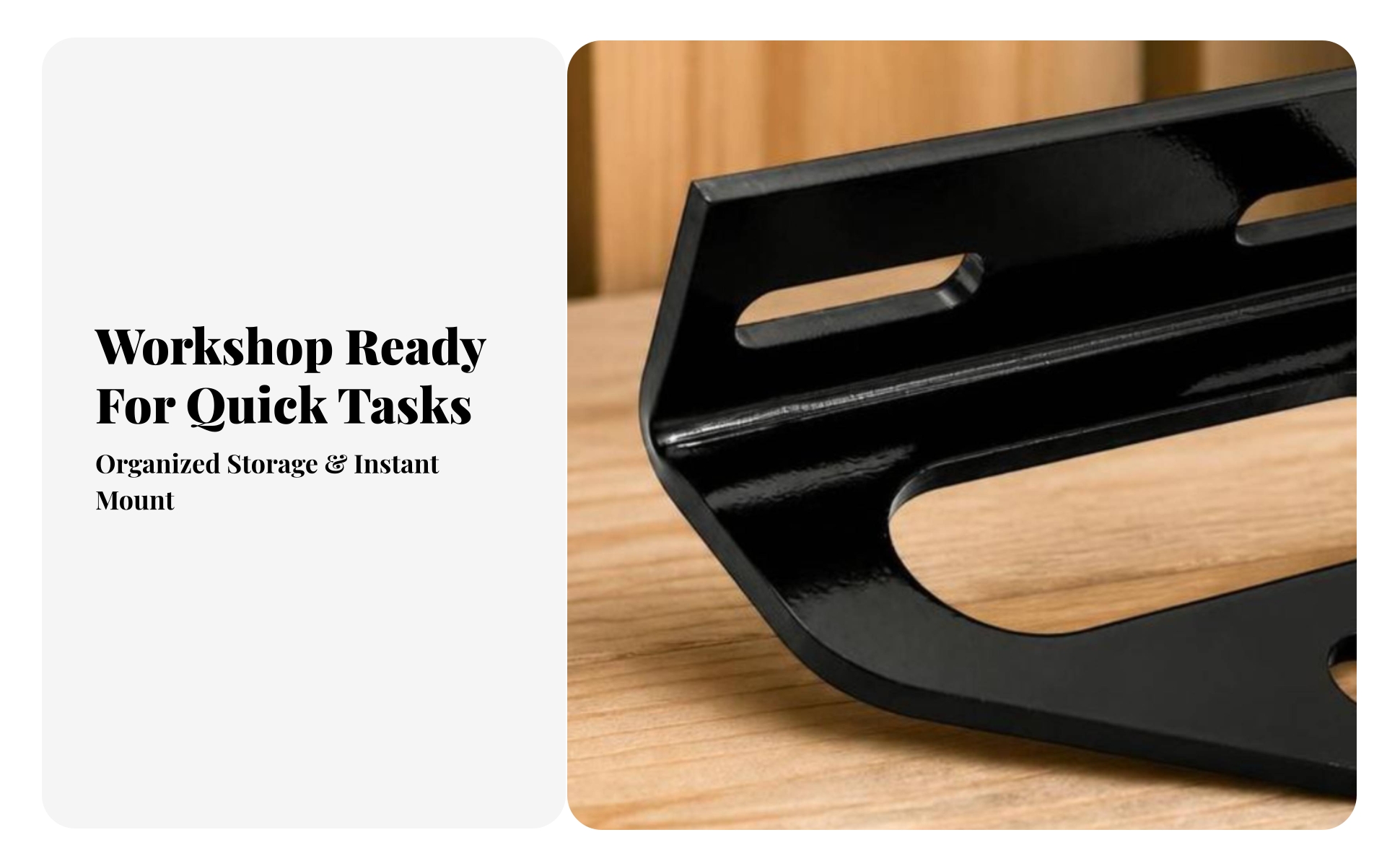 Trailer-Hitch Mounting Bracket Heavy-Duty for Yard Work, Homeowners, Landscapers