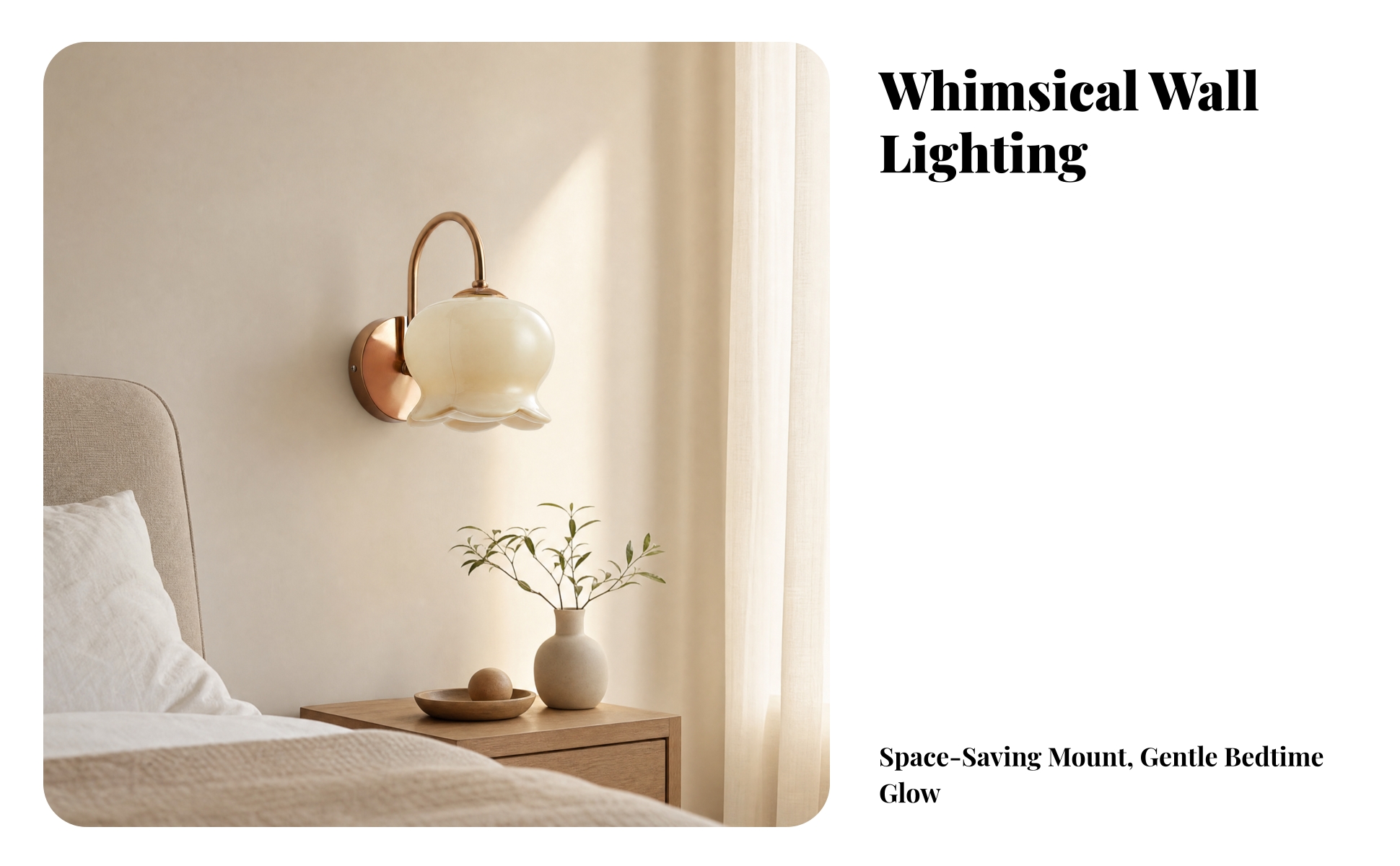 Wandlampe mit Glasschirm E27 Wandleuchte innen Wandmontiert für Babyzimmer, Baby