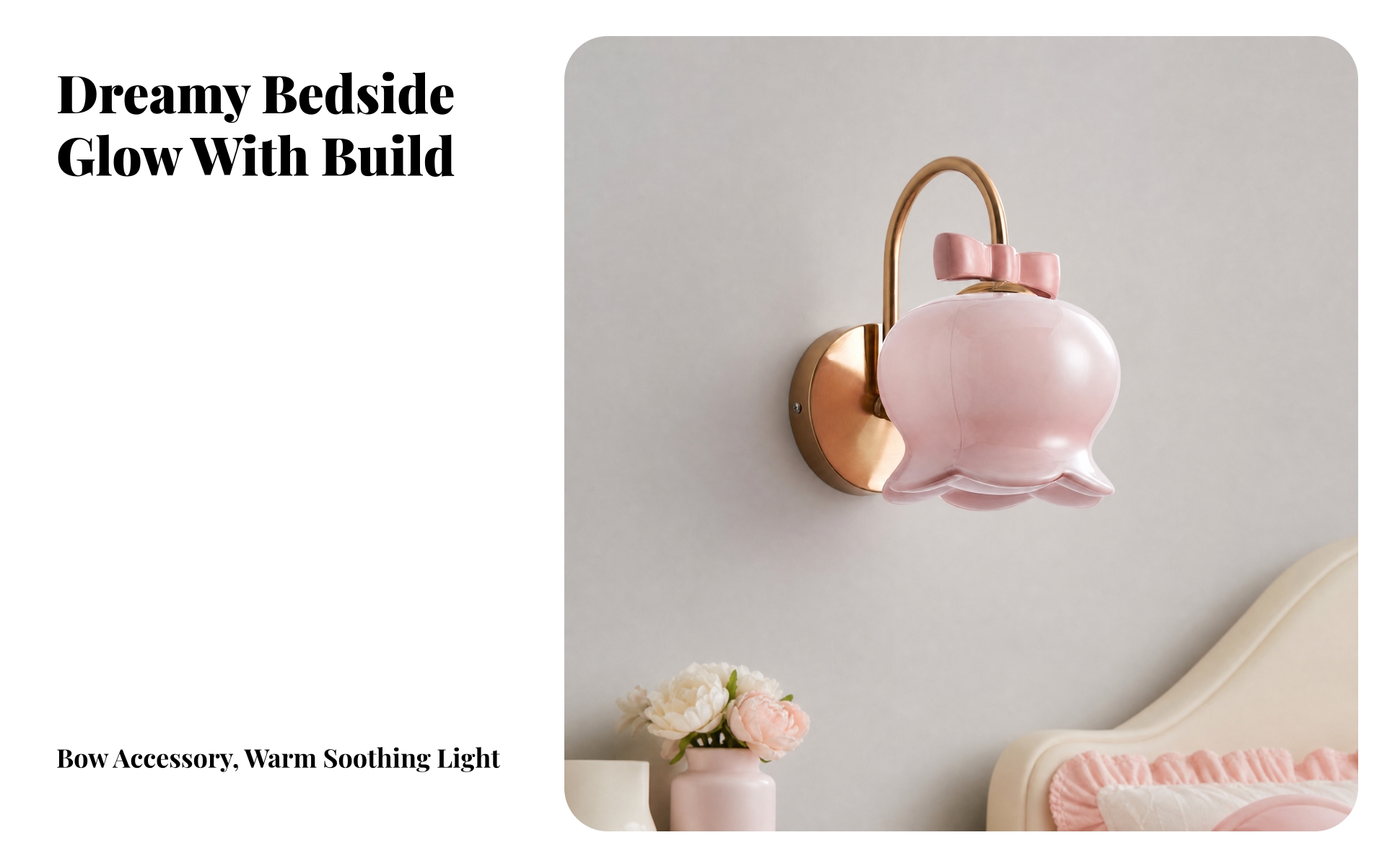 Wandlampe mit Glasschirm E27 Wandleuchte innen Wandmontiert für Babyzimmer, Baby
