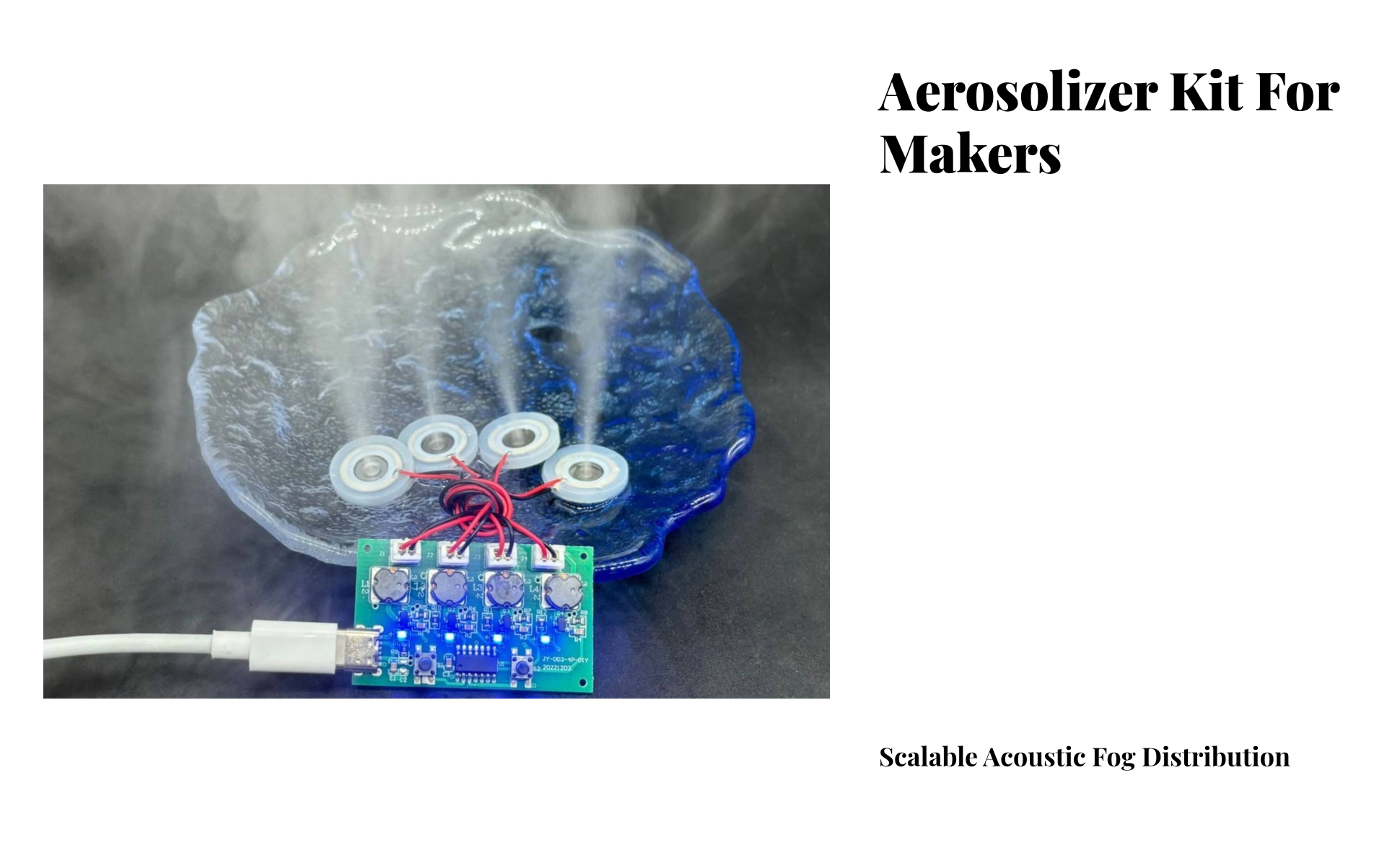 Humidifier Module with Atomizer Discs Multi-Channel High-Frequency Humidifier