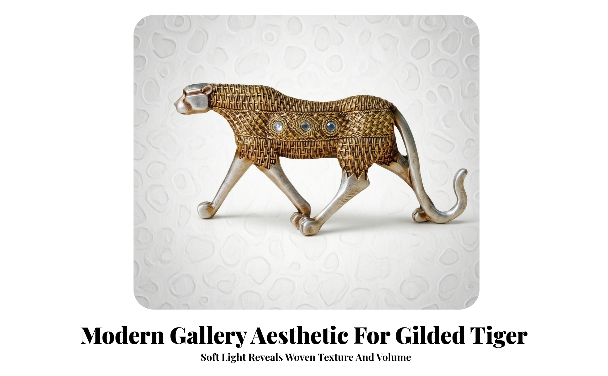Leopard Figurine Sleek Leopard Statue Artistic for Console Table, Art Collectors