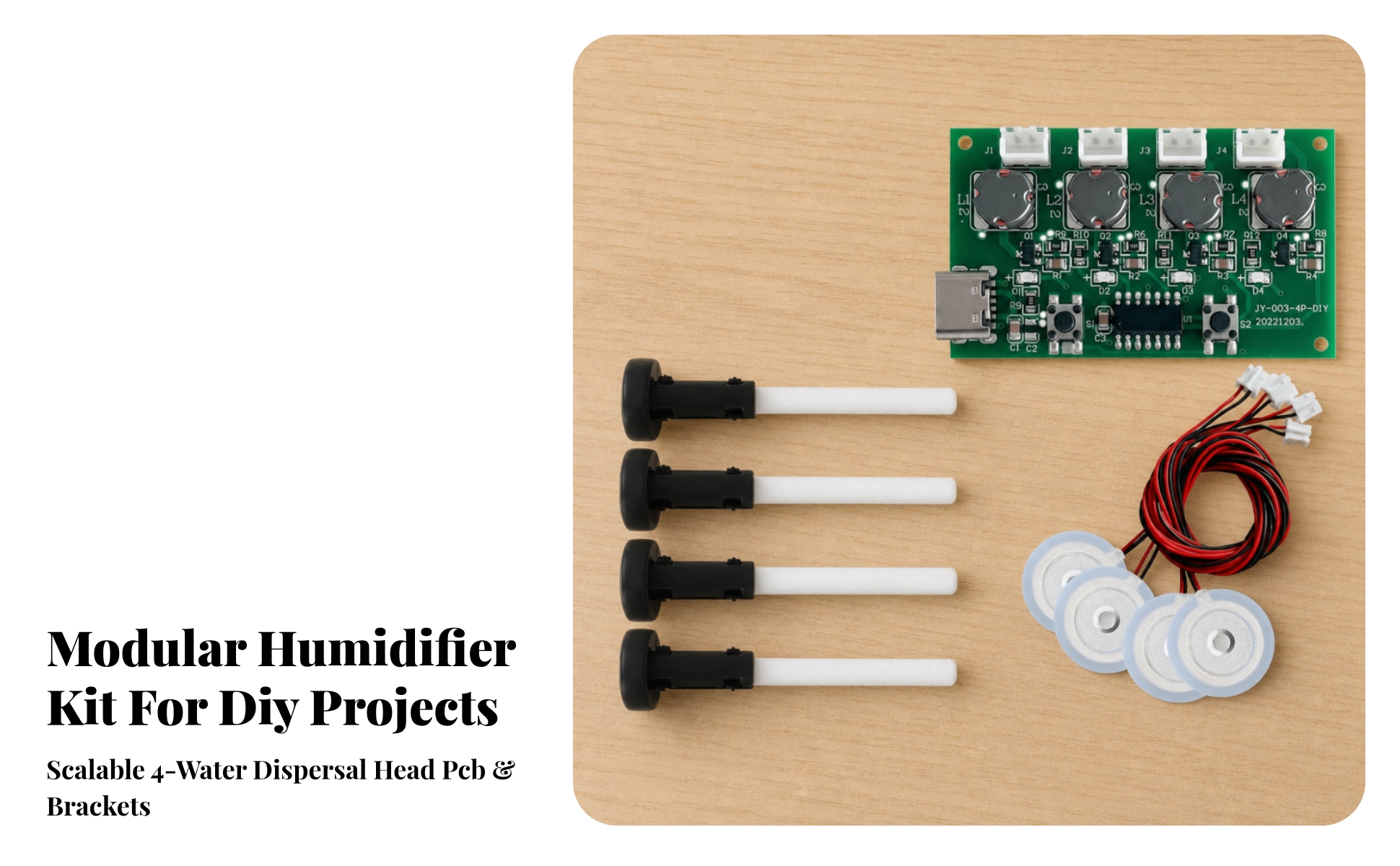 Humidifier Module with Atomizer Discs Multi-Channel High-Frequency Humidifier