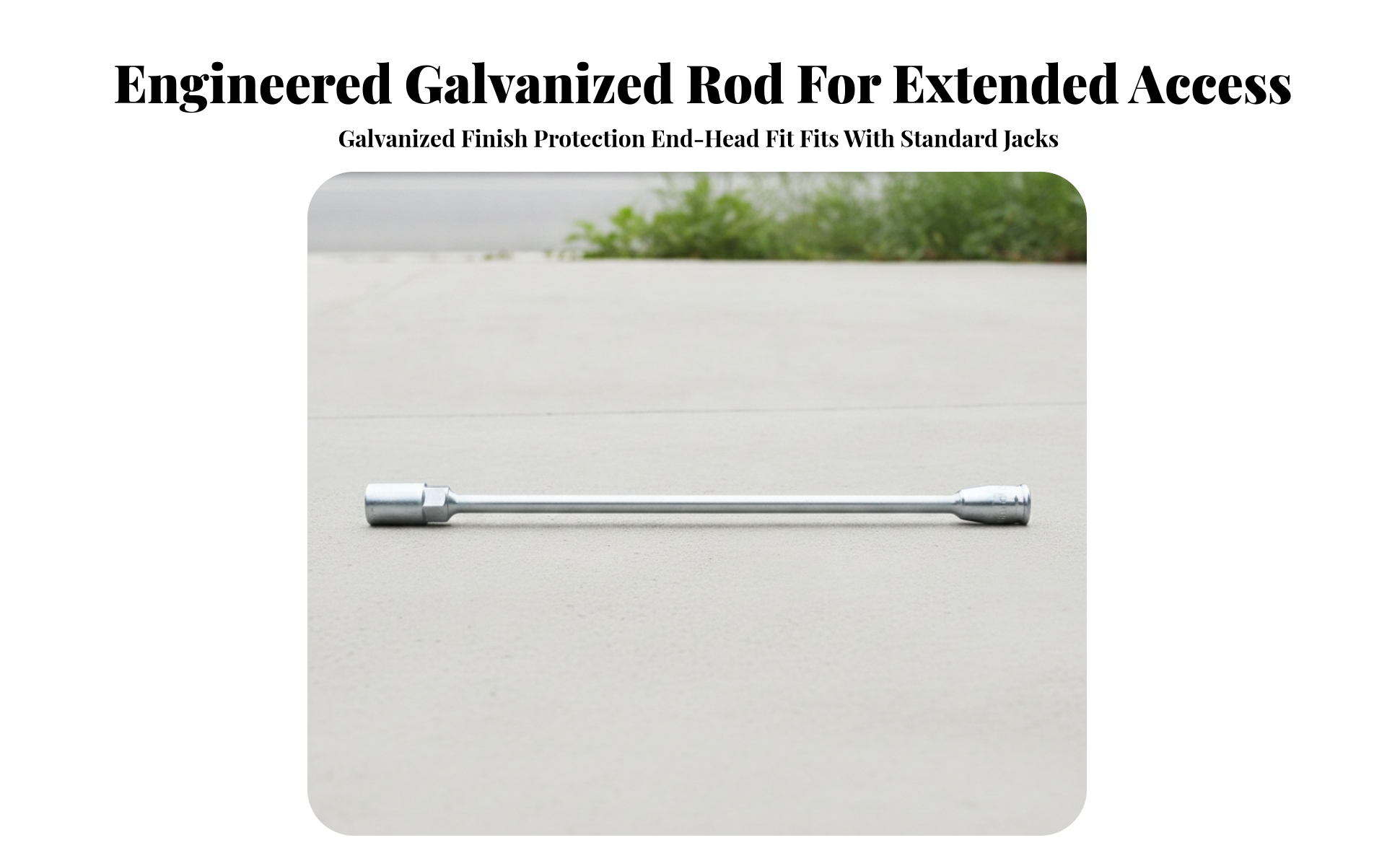 Trailer Jack Extension Rod Galvanized Trailer Jack Adapter Electric