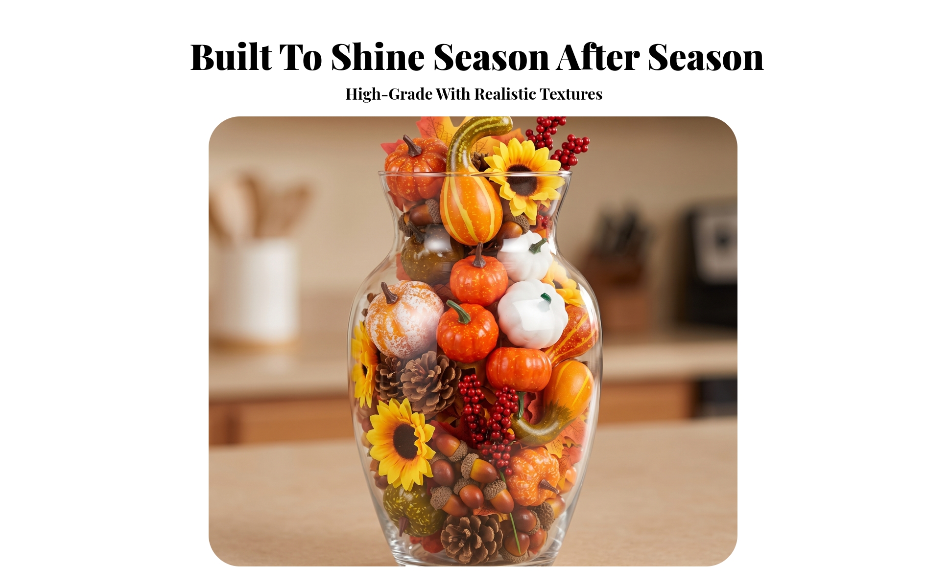 96 Pieces Faux Harvest Mix Realistic Artificial Pumpkin Set Assorted for Mantel