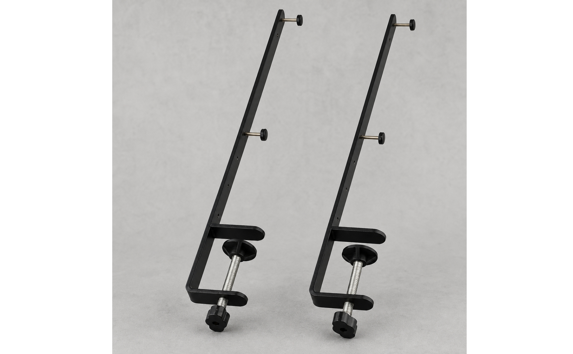 2 Pieces Desktop Clamp Bracket Screw-Tightened Table Clamp Mount Adjustable