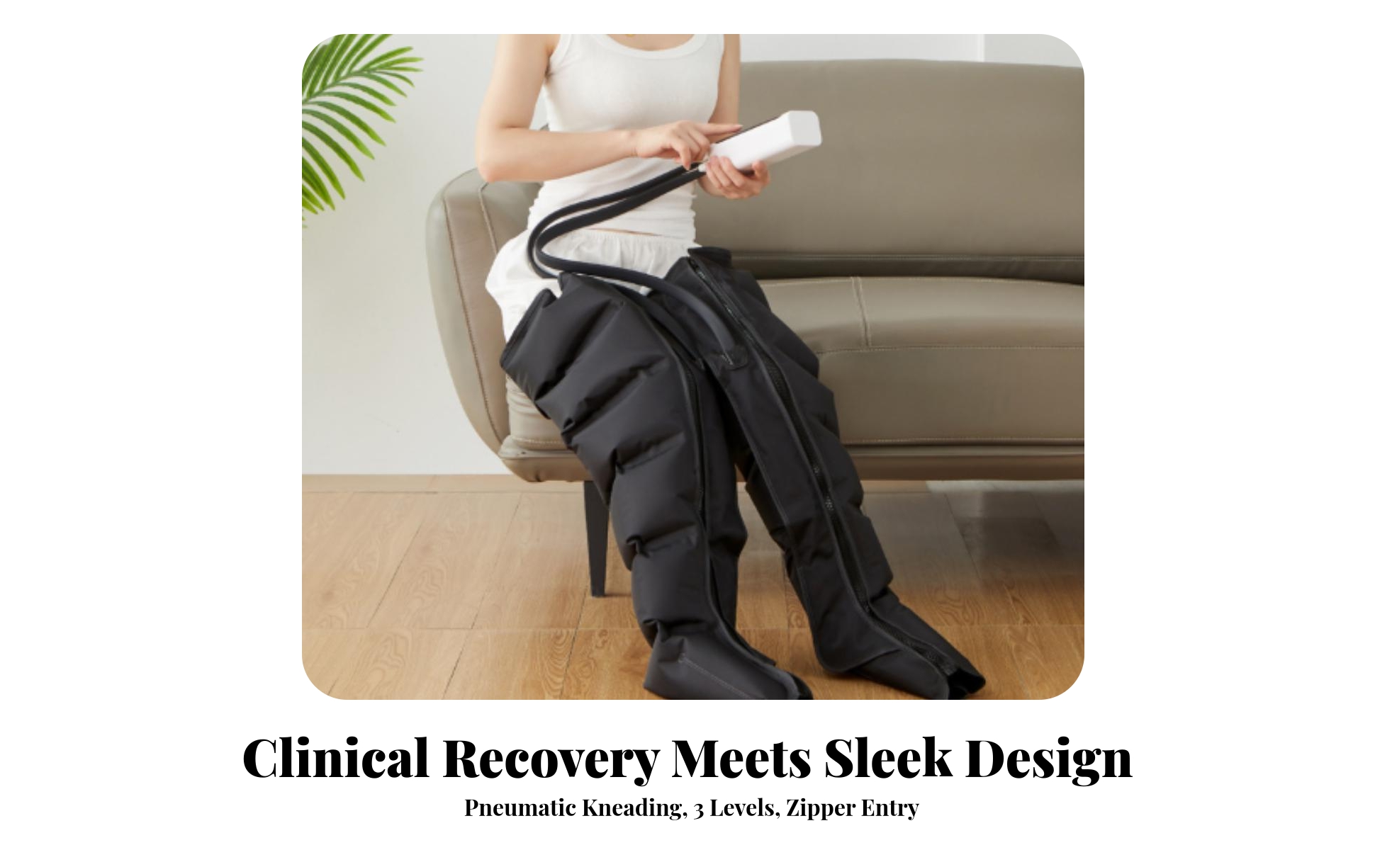 Compression Boots 360° Coverage Leg and Foot Air Compression Massager