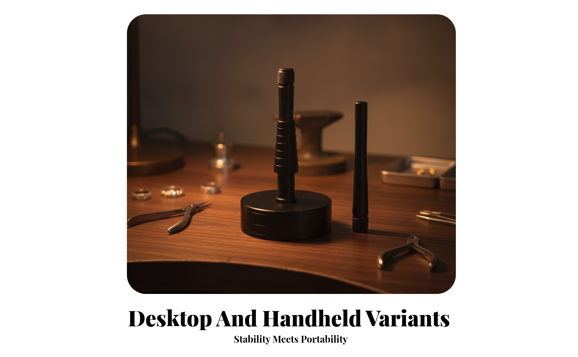 Metal Band Enlarger Exact Stepped Band Mandrel with Knurled Ends Graduated