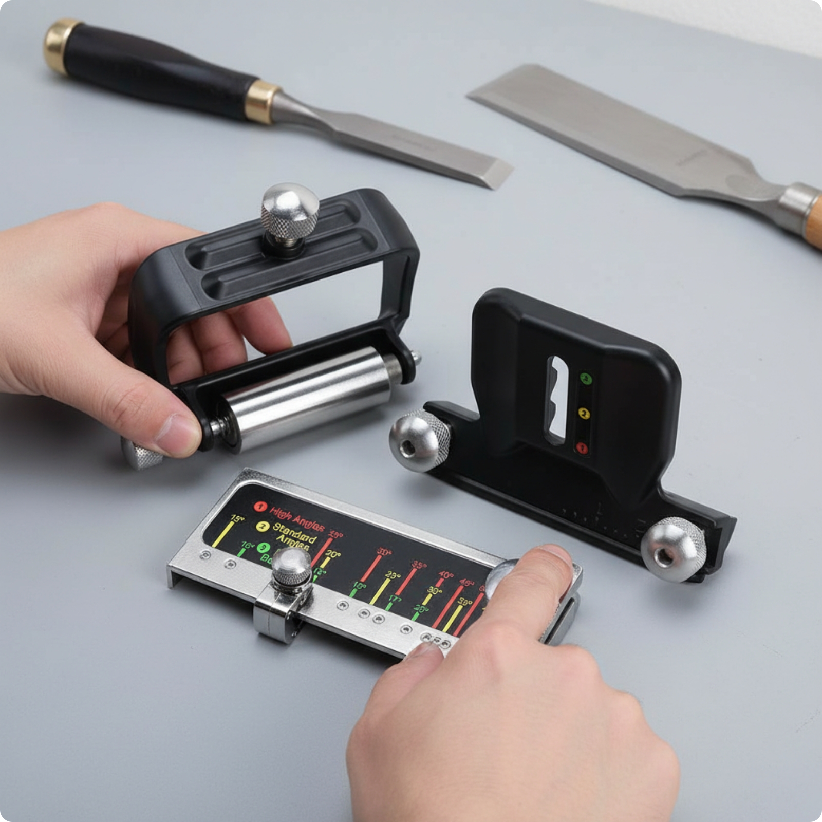Sharpening Angle Guide Adjustable Sharpening Jig Precision for Craftsmen