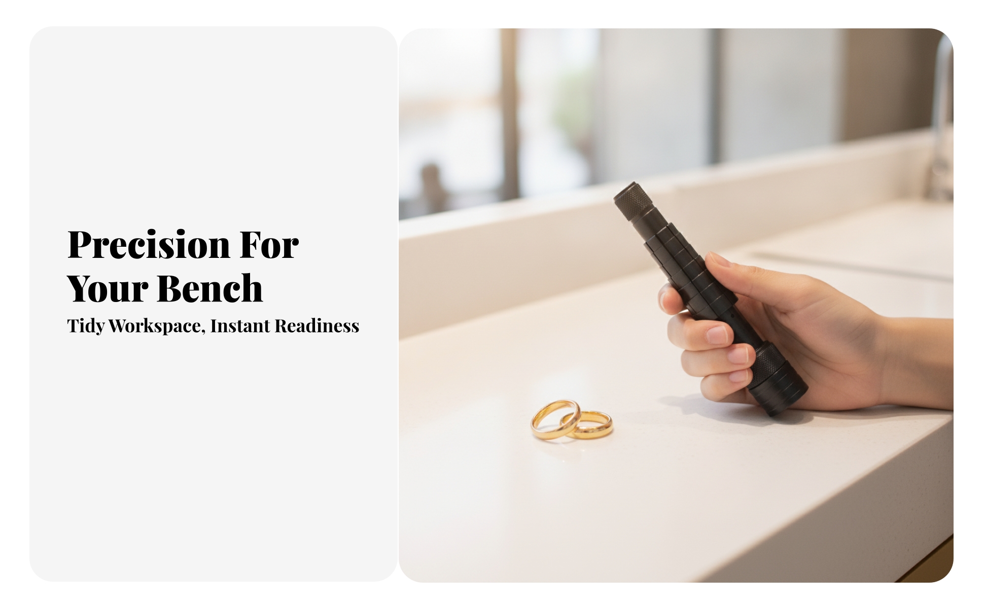 Metal Band Enlarger Exact Stepped Band Mandrel with Knurled Ends Graduated