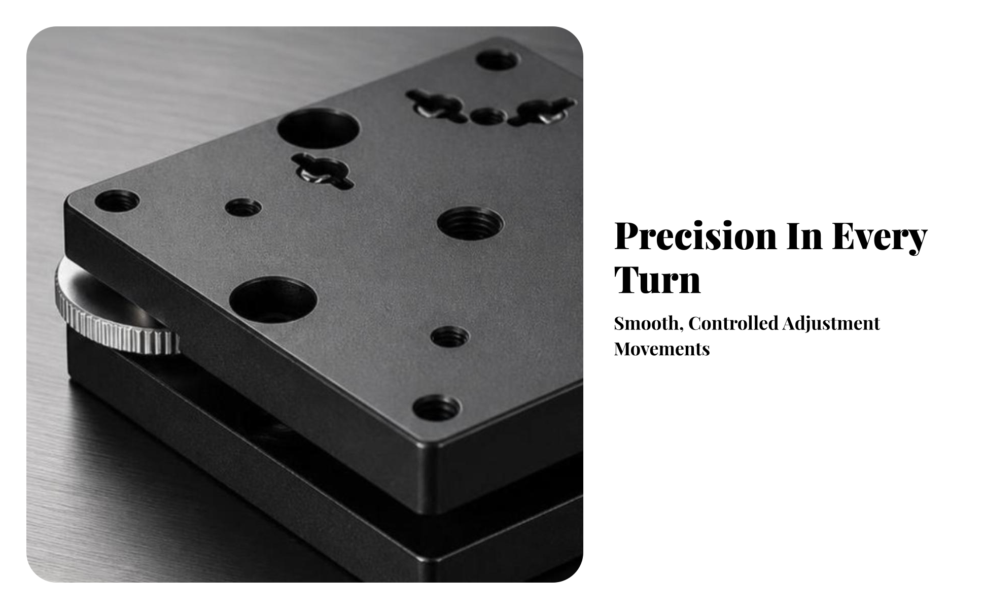 Tilt Displacement Stage Aluminum Alloy for Optical Adjustment, Laboratory