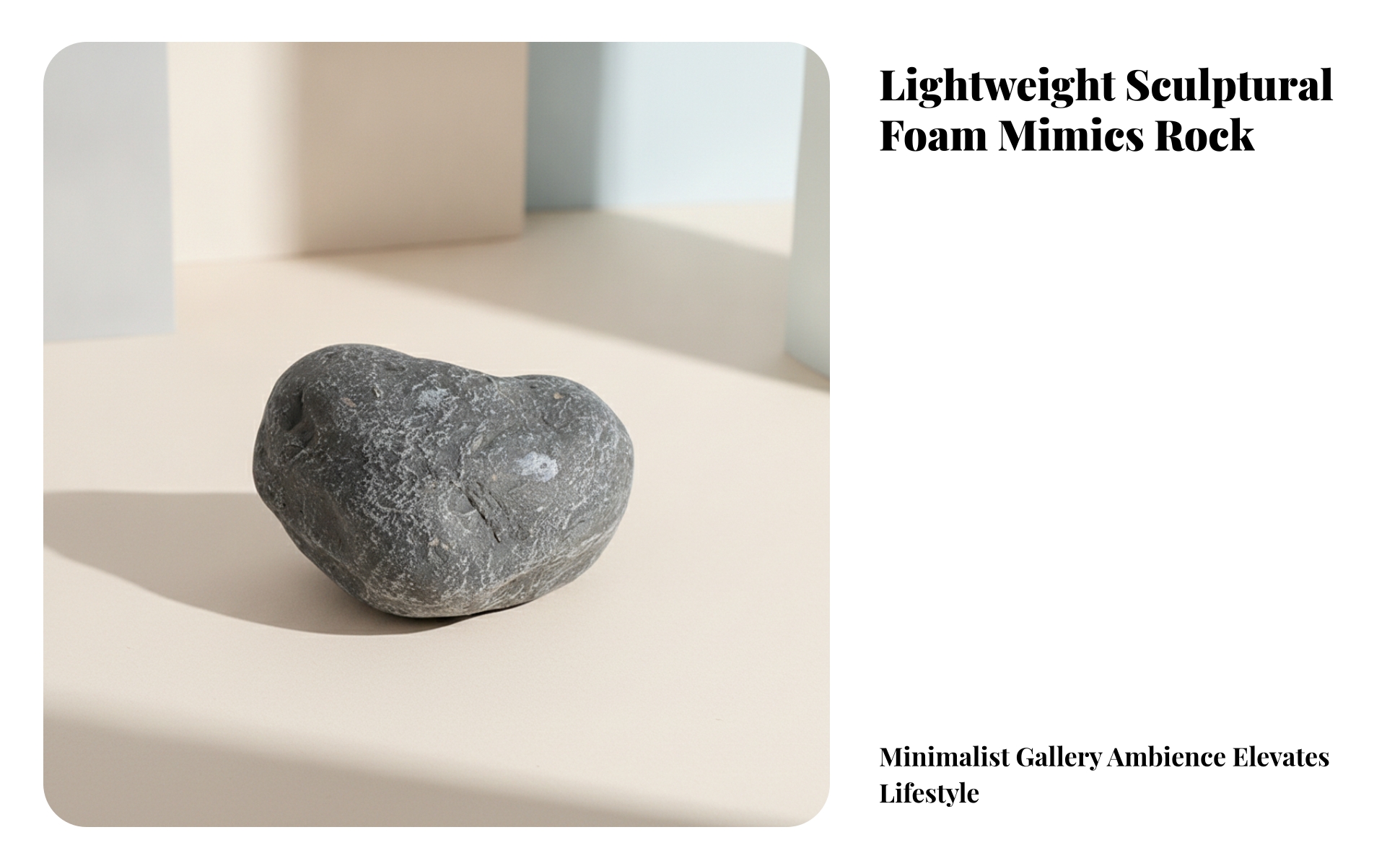 Artificial Rock Sculpture Realistic Fiberglass Rock Lifelike for Garden Display